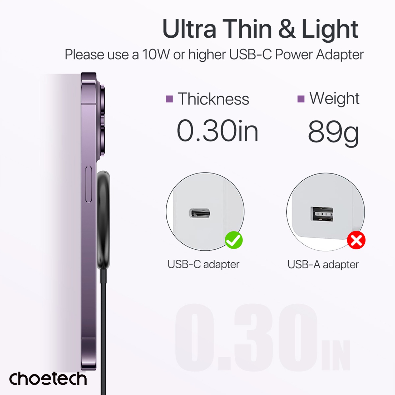 Choetech Fast Wireless Charger With Stand T697-F 15W - Black - Image 66