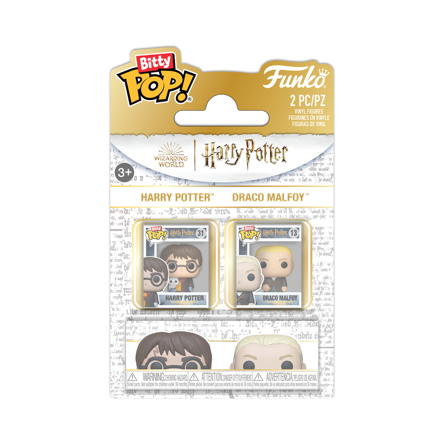 Funko Bitty Pop!: Harry Potter - Harry Potter & Draco Malfoy 2 Pack - Image 61