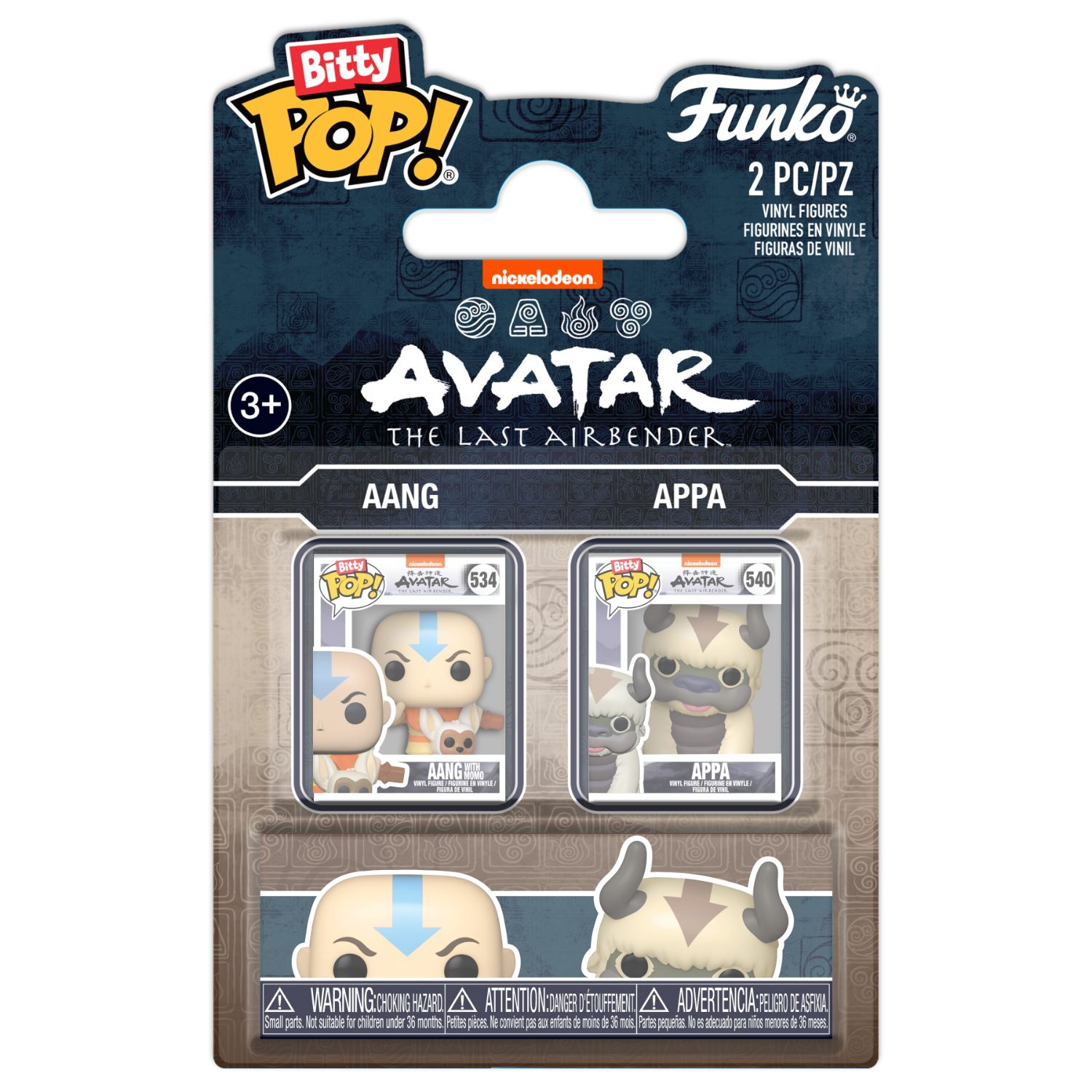 Funko Bitty Pop!: Avatar The Last Airbender - Aang & Appa 2 Pack - Image 49