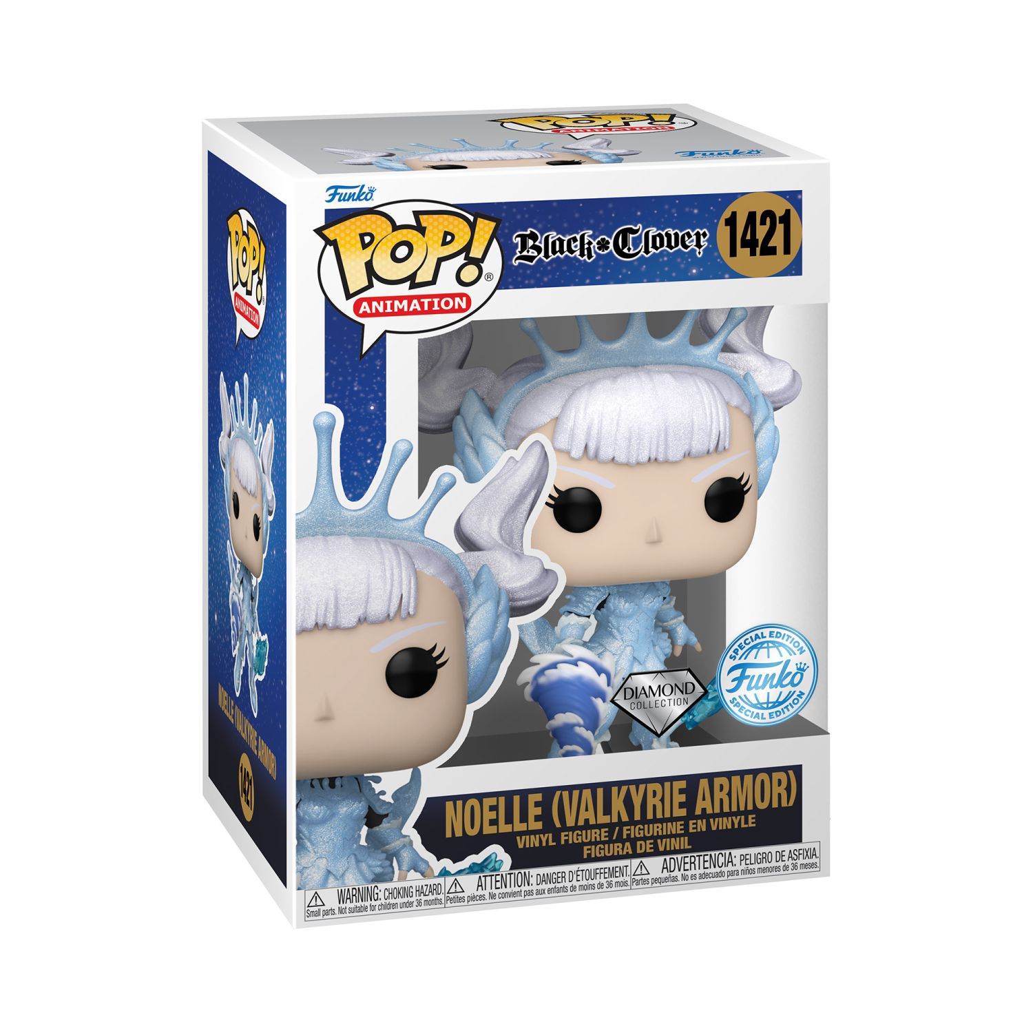 Funko Pop! Animation: Black Clover - Noelle (Valkyrie Armor)-(Diamond Collection)-(Special Edition) - Image 27