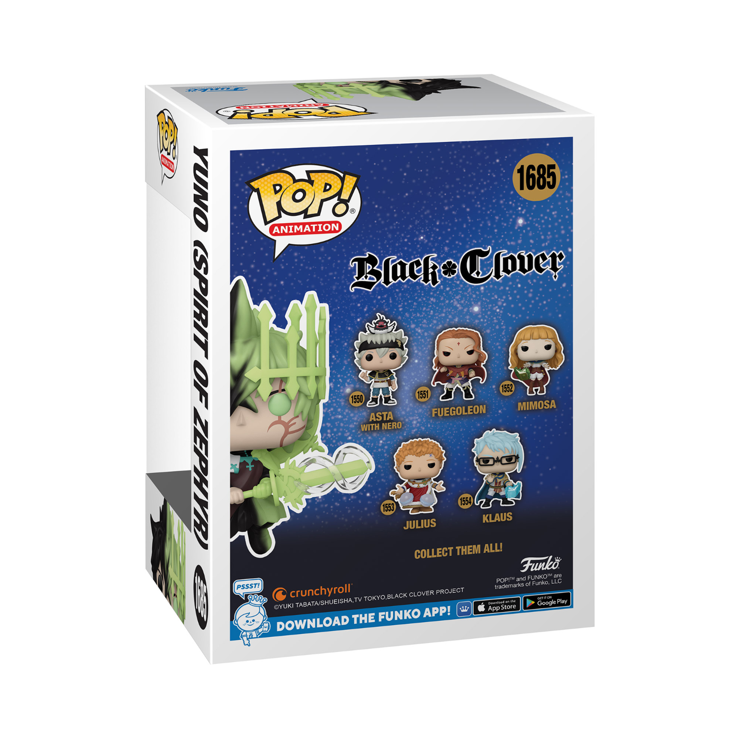 Funko Pop! Animation: Black Cover - Yuni (Spirit Of Zephyr)(Special Edition) - Image 44