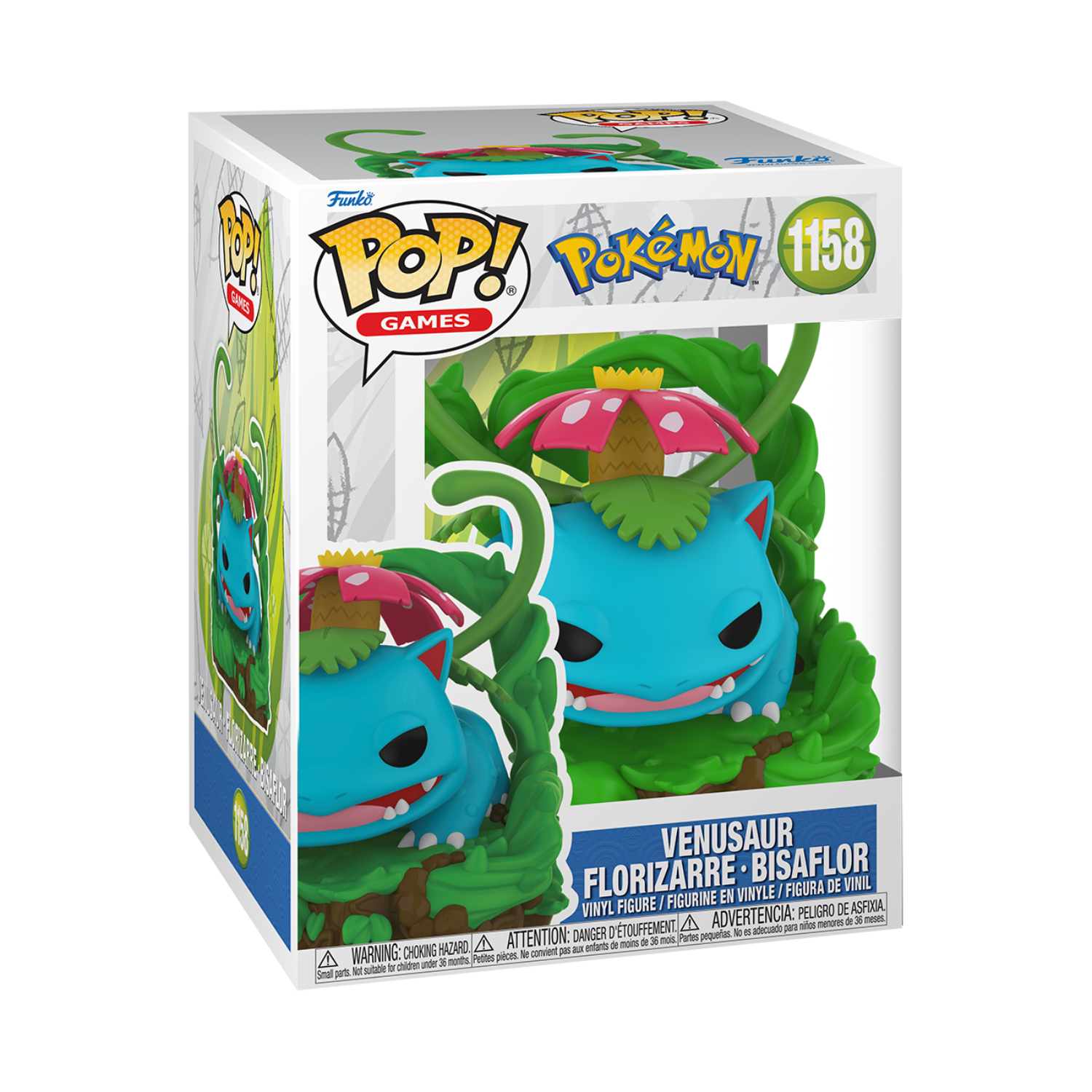 Funko Pop! Games: Pokemon - Venusaur Florizarre Bisaflor - Image 3