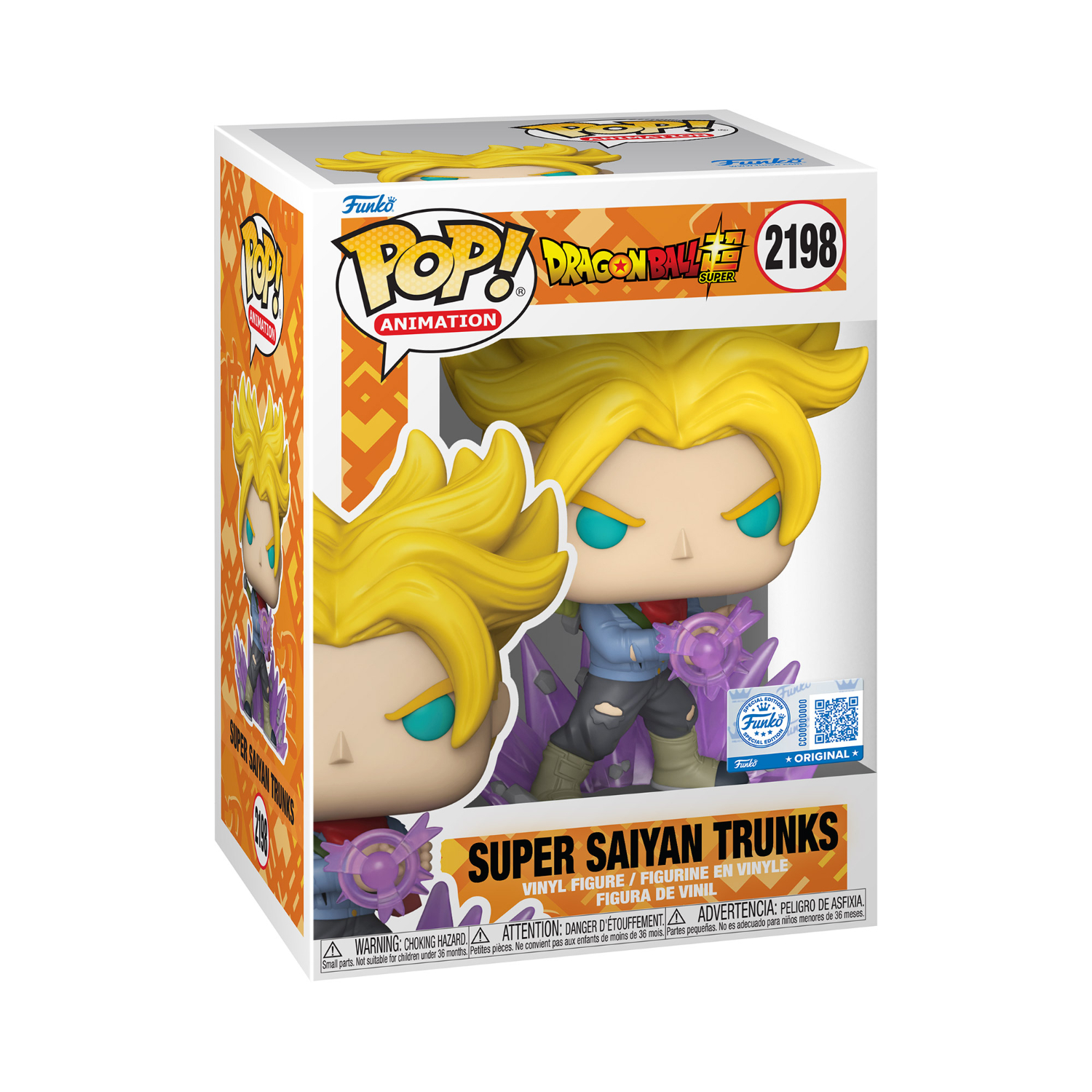 Funko Pop! Animation: Dragonball - Super Saiyan Trunks(Special Edition) - Image 4