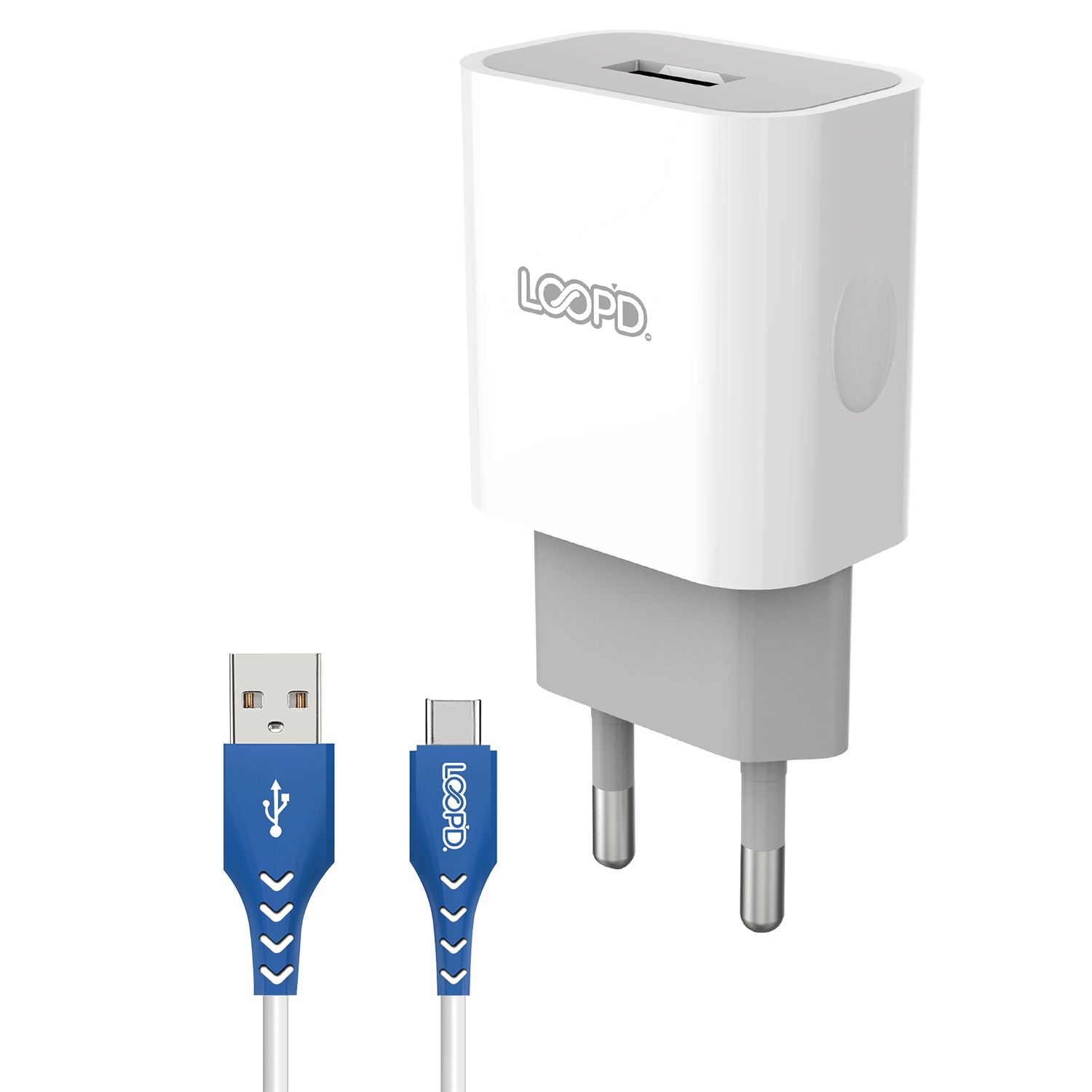 LOOP'D 1 Port Home Charger With Type-C Cable 10.5W - Image 13