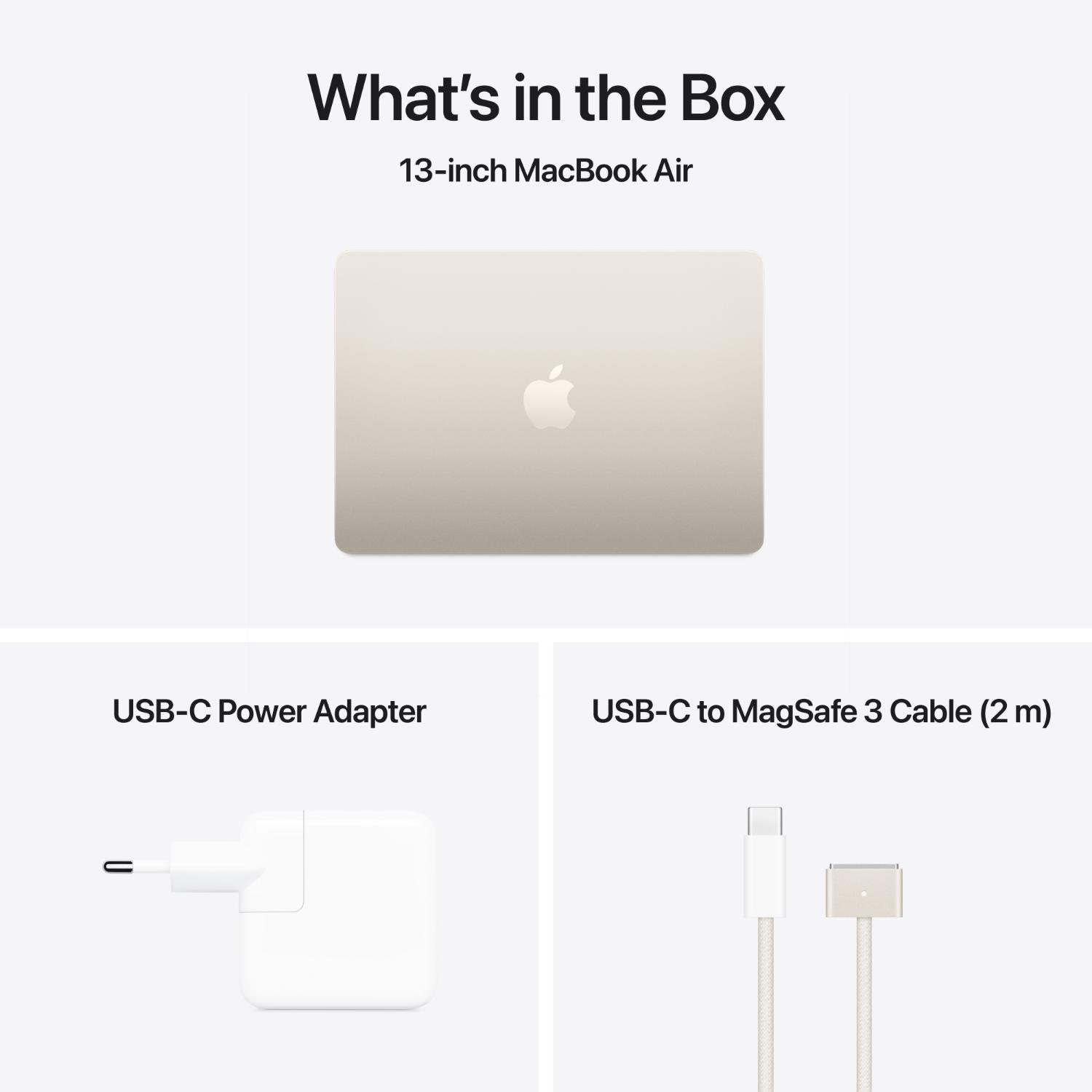 13-inch MacBook Air Apple M4 chip with 10-core CPU and 8-core GPU, 16GB, 256GB SSD - Starlight - Image 11