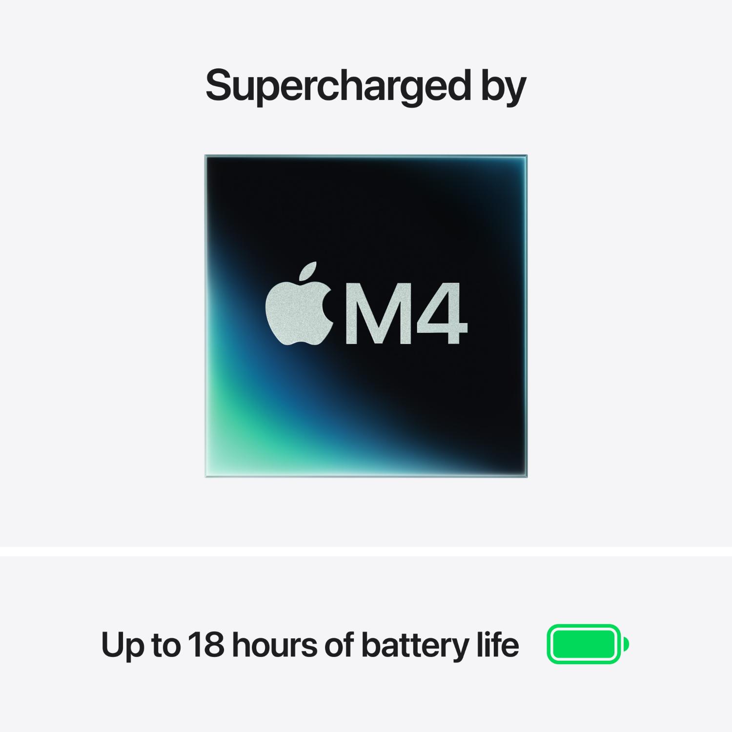 13-inch MacBook Air Apple M4 chip with 10-core CPU and 8-core GPU, 16GB, 256GB SSD - Midnight - Image 15