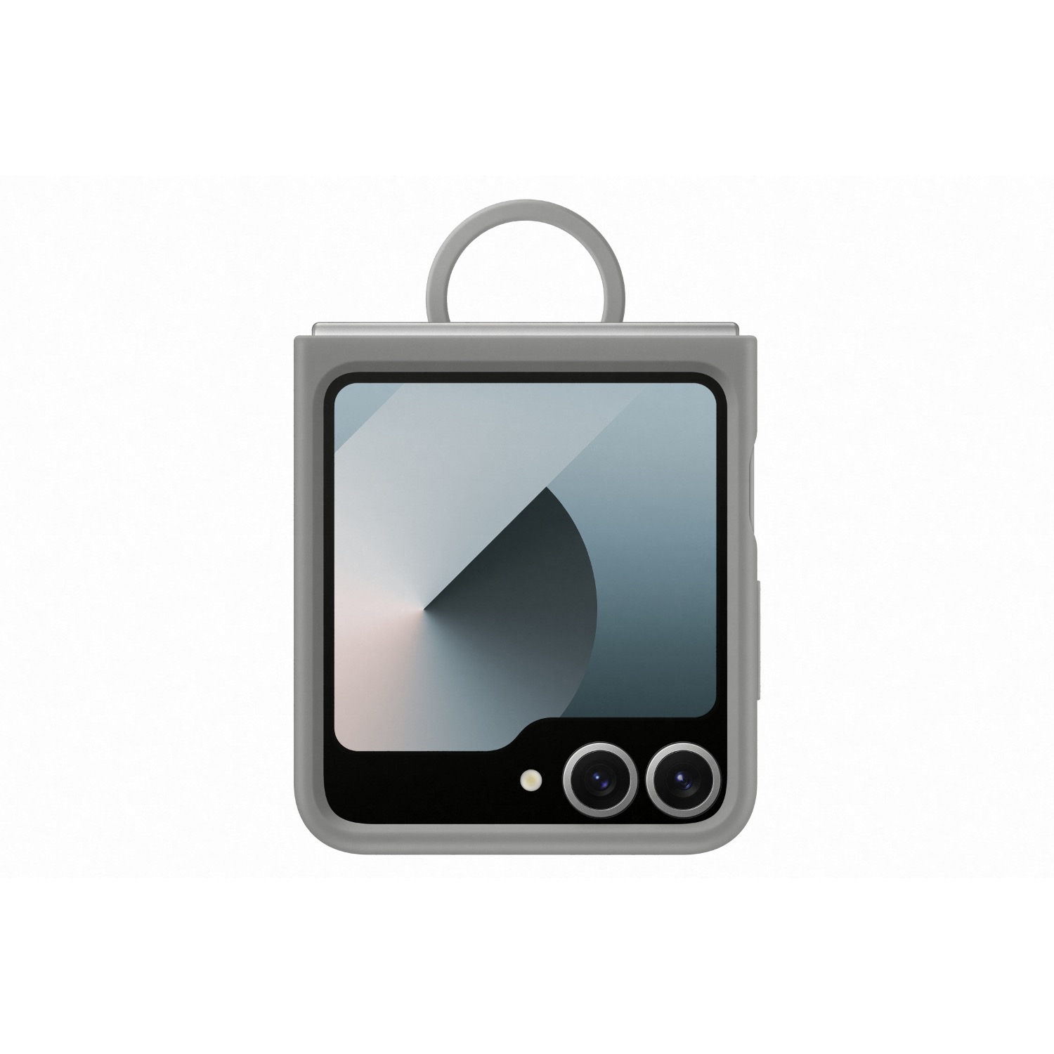 Samsung Silicone Cover With Ring - Samsung Galaxy Z Flip6 - Gray - Image 39