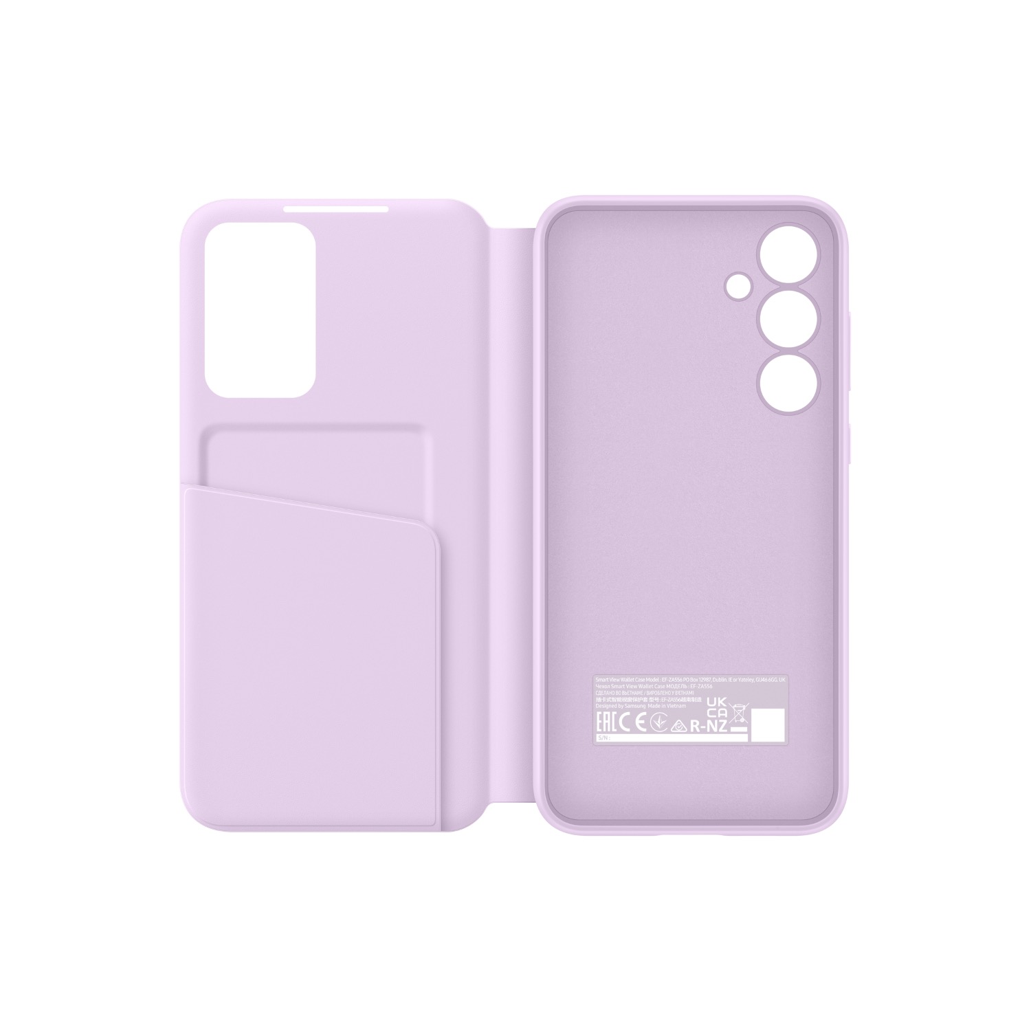 Samsung Smart View Wallet Cover - Samsung Galaxy A55 5G - Lavender - Image 17