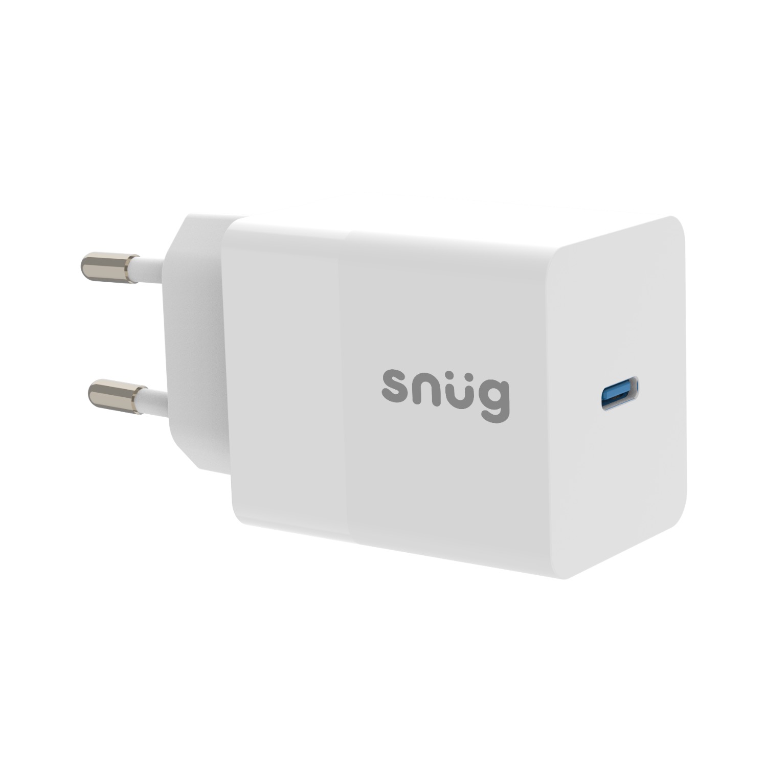 Snug 1 Port PD Home Charger With Cable - 45W - White - Image 75