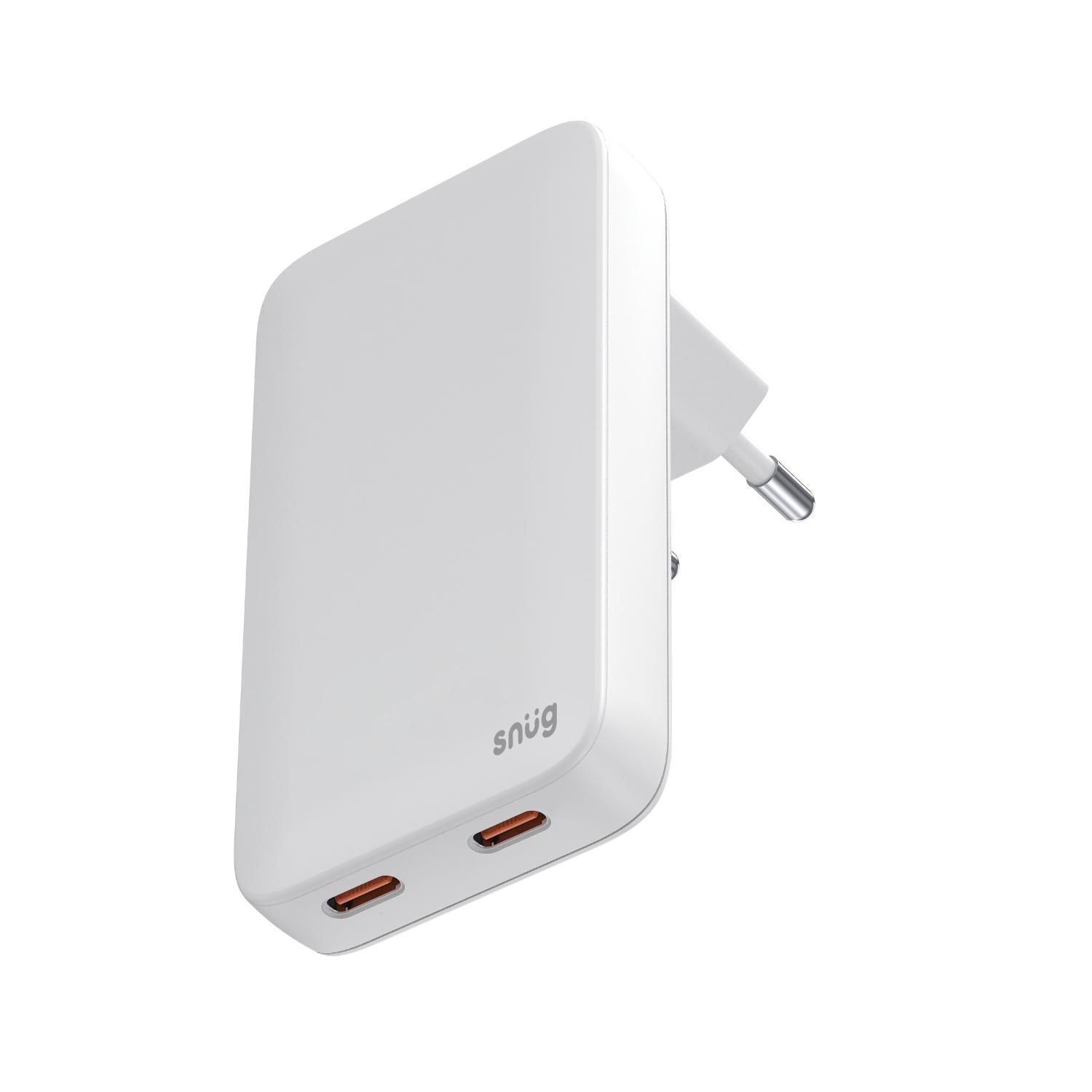 Snug 2 Port PD GaN Slim Wall Charger 65W - White - Image 62