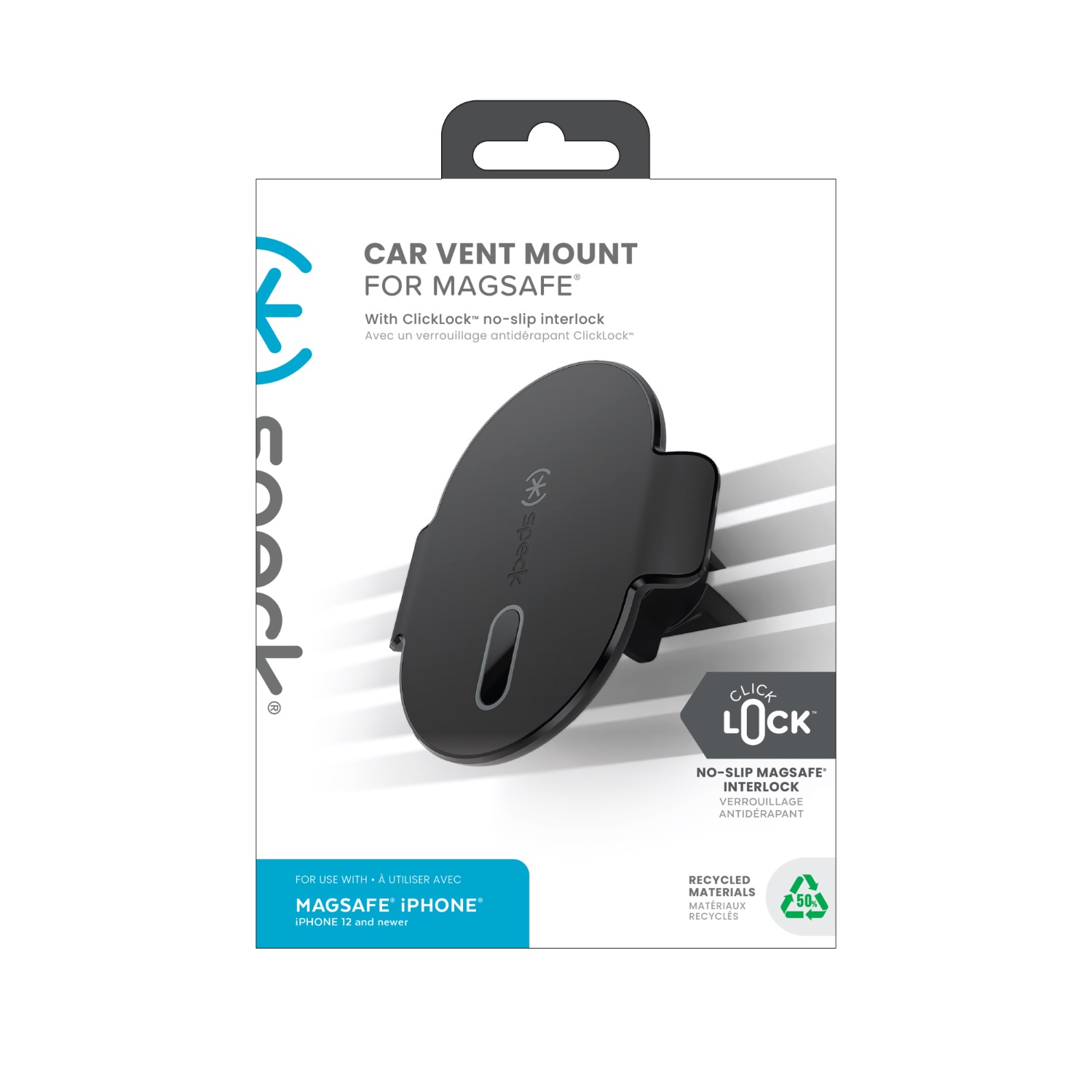 Speck Car Vent Mount for MagSafe - Black - Image 40