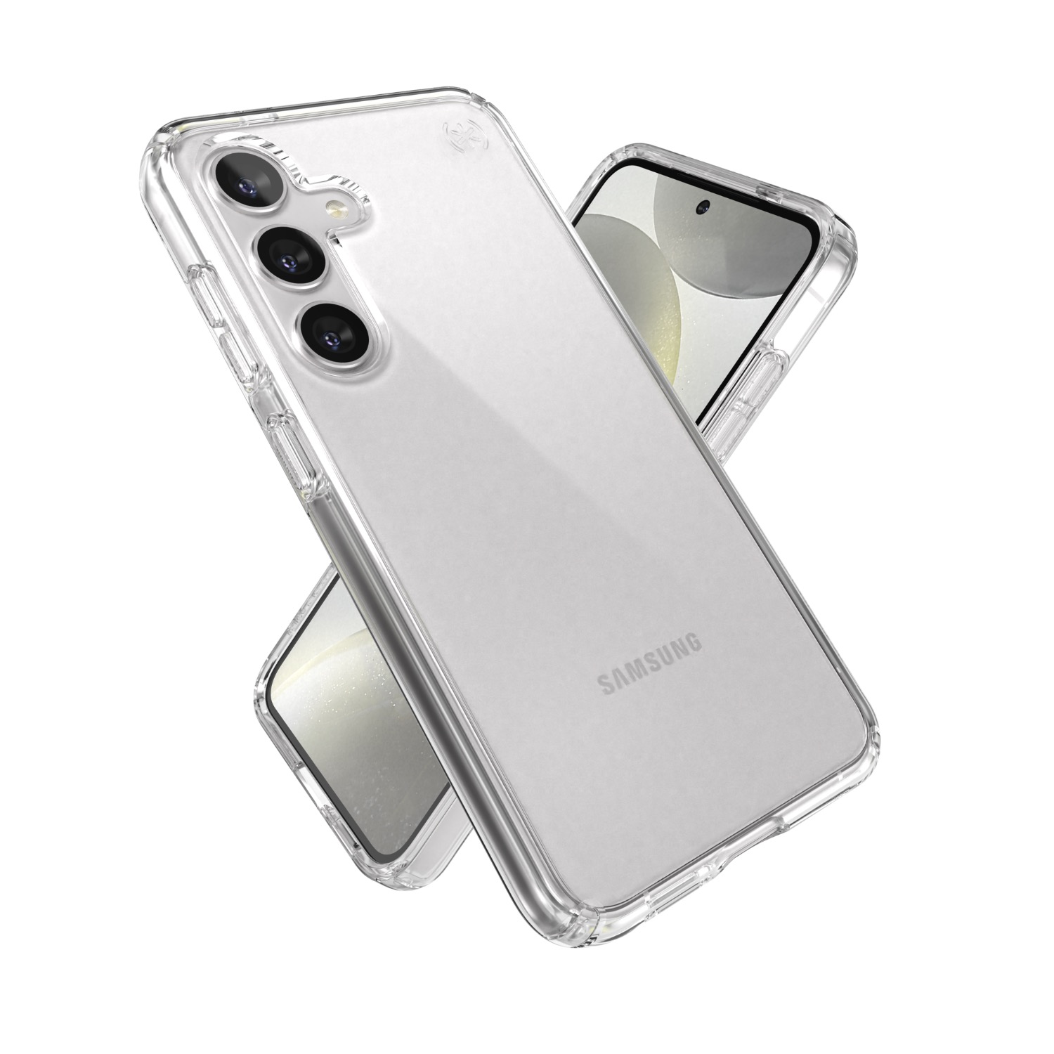 Speck Presidio Perfect Clear Case - Samsung Galaxy S24 - Clear - Image 59