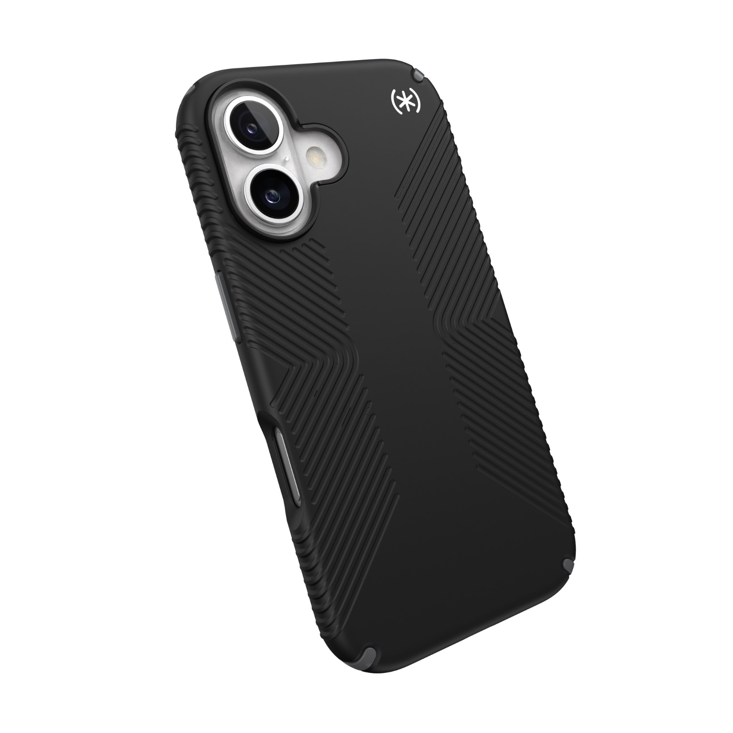Speck Presidio2 Grip MagSafe Case - Apple iPhone 16 - Black & Slate Grey - Image 36