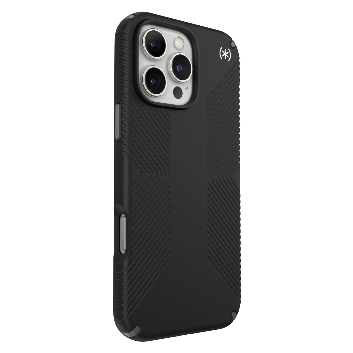 Speck Presidio2 Grip Case - Apple iPhone 16 Pro Max - Black & Slate Grey - Image 48