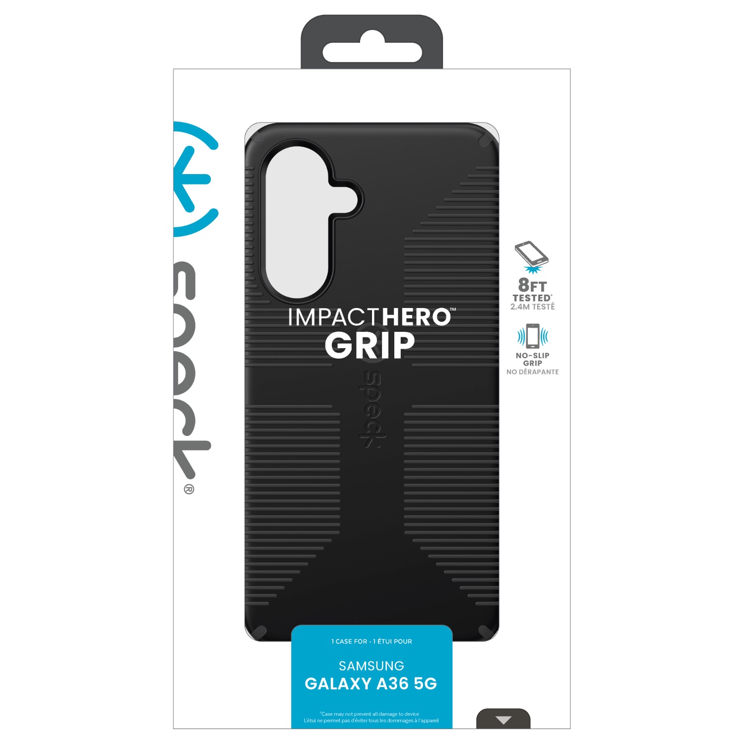 Speck IMPACTHERO Grip Case - Samsung Galaxy A36/A56 - Black - Image 42