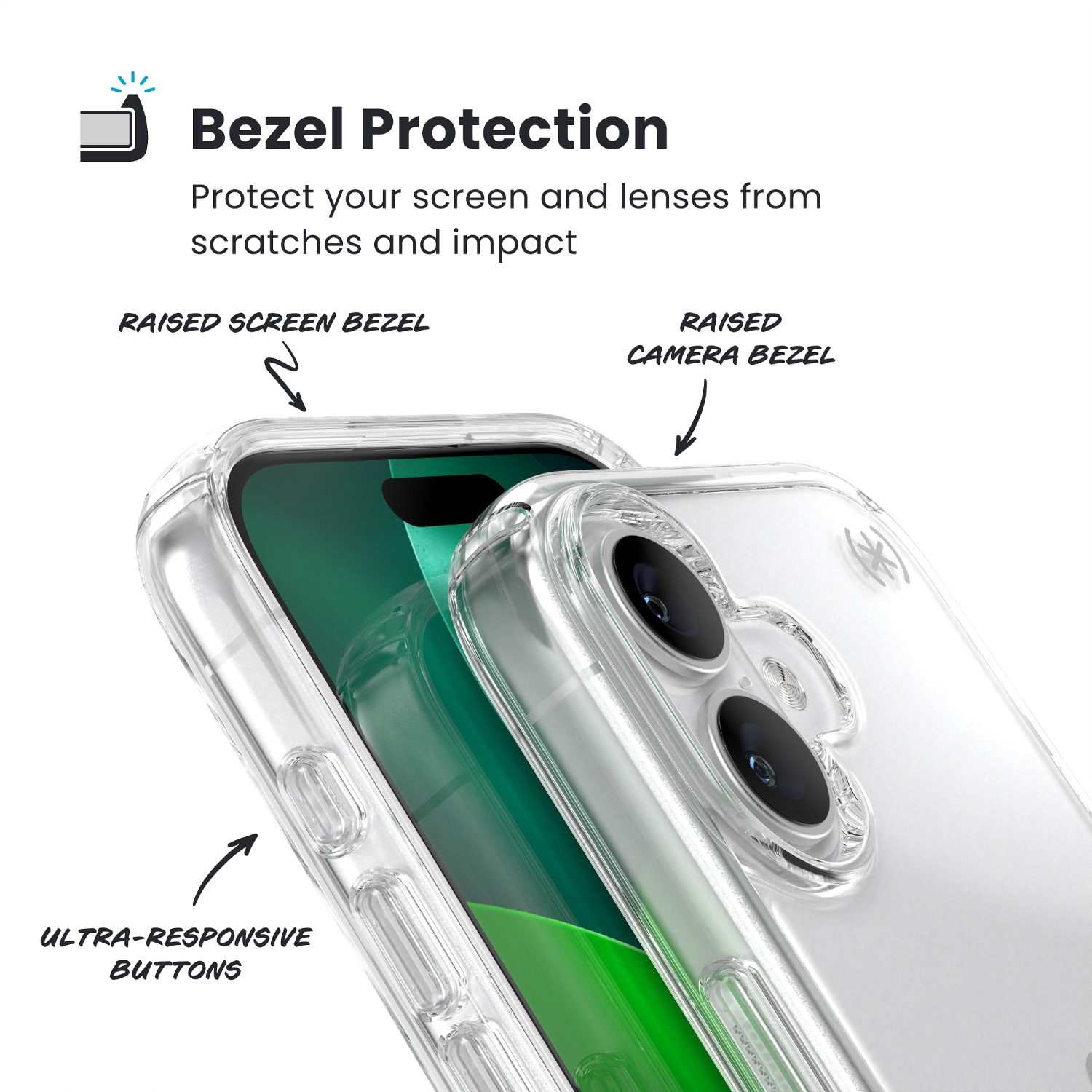 Speck Presidio Perfect Clear Case - Apple iPhone 17 - Clear - Image 64