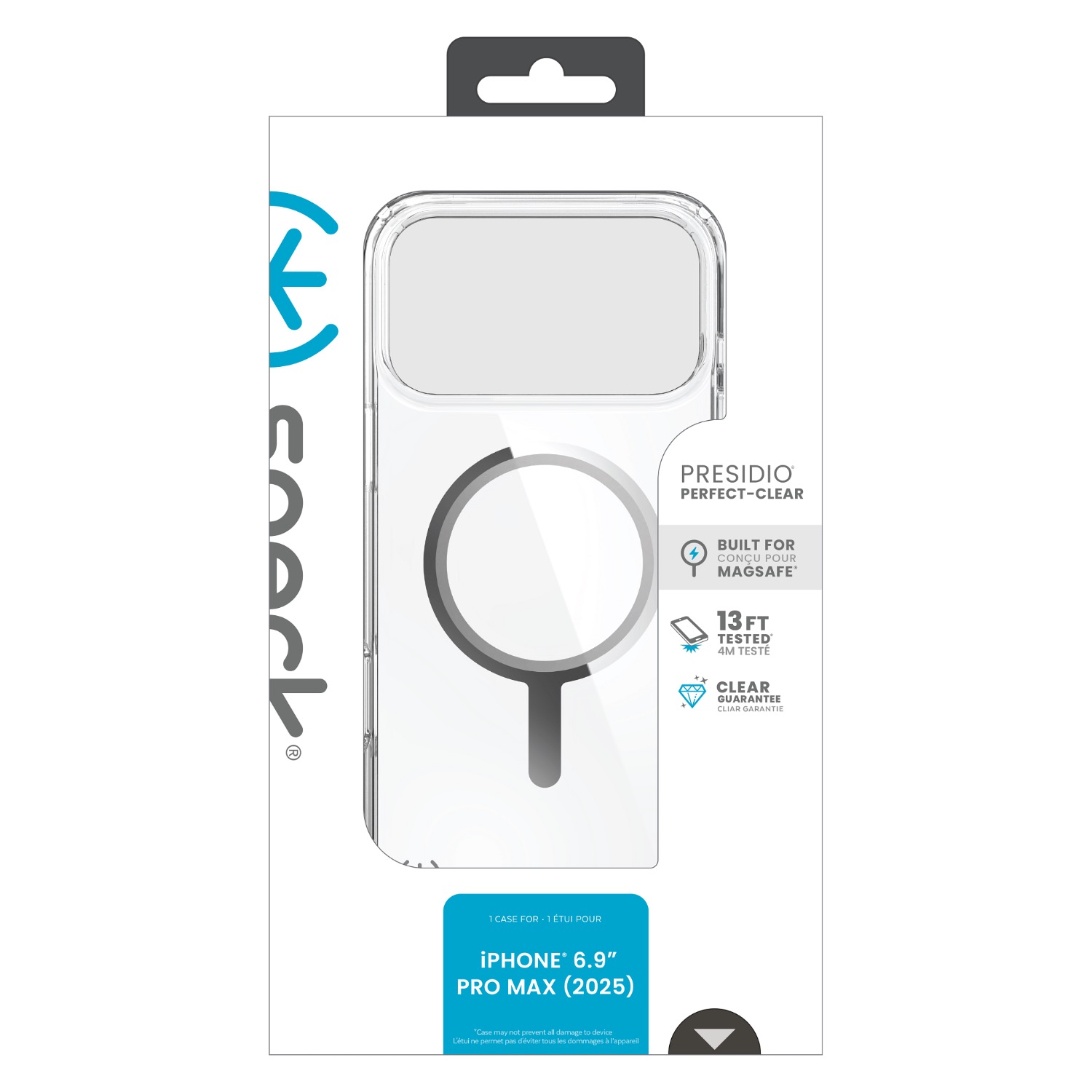 Speck Presidio Perfect Clear MagSafe Case - Apple iPhone 17 Pro Max - Clear - Image 66