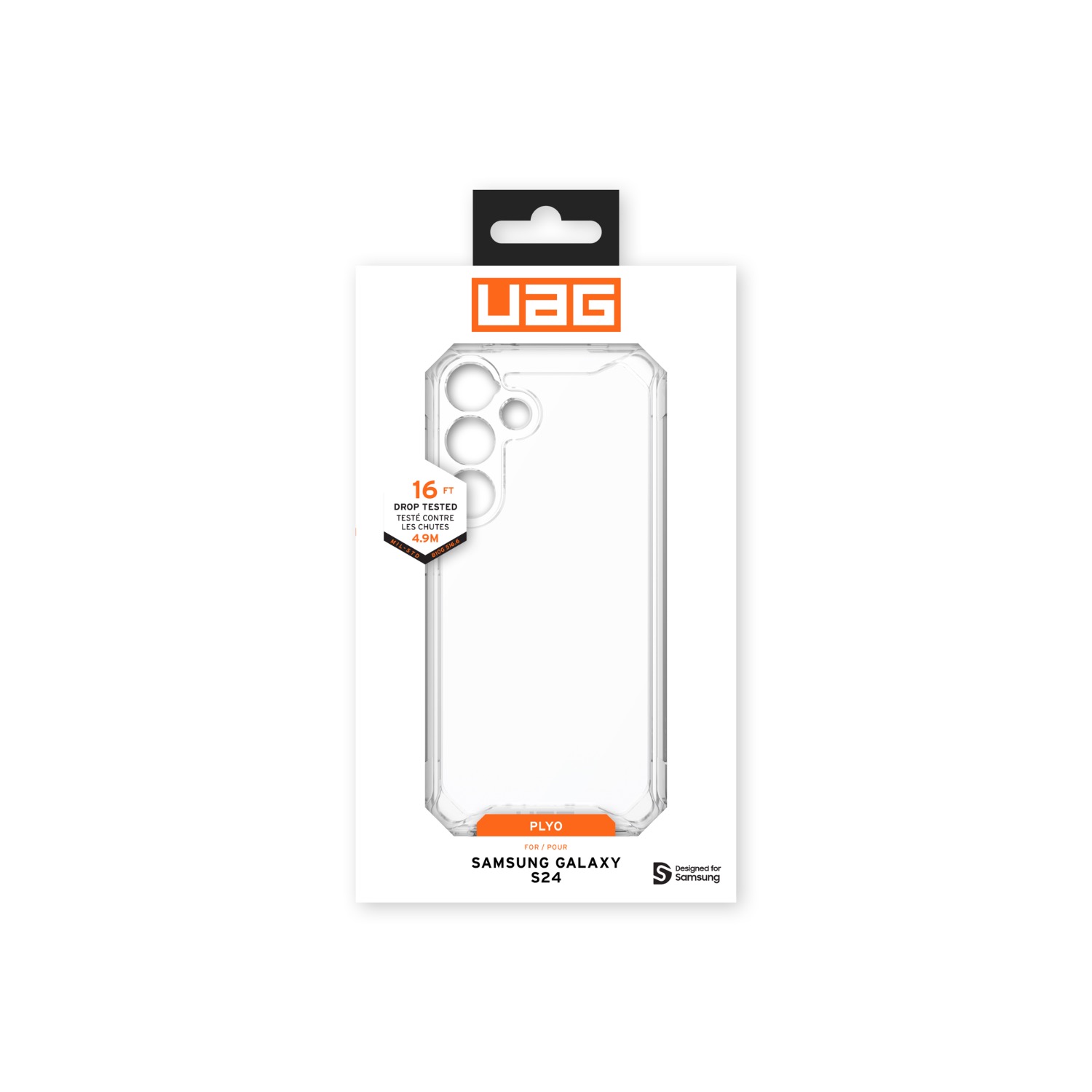 UAG Plyo Case - Samsung Galaxy S24 - Ice - Image 84