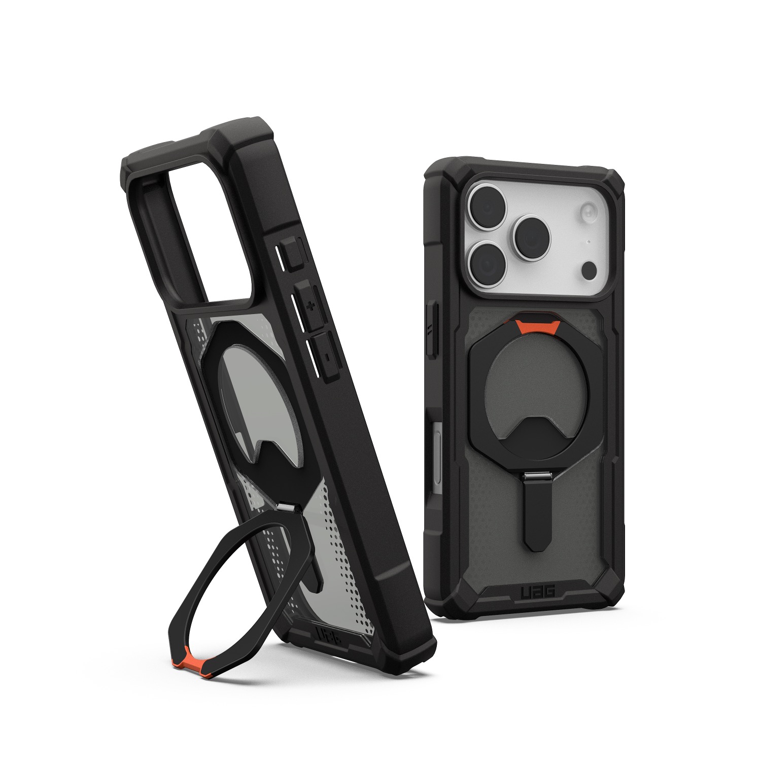 UAG Plasma XTE MagSafe Case - Apple iPhone 17 Pro - Black & Orange - Image 142