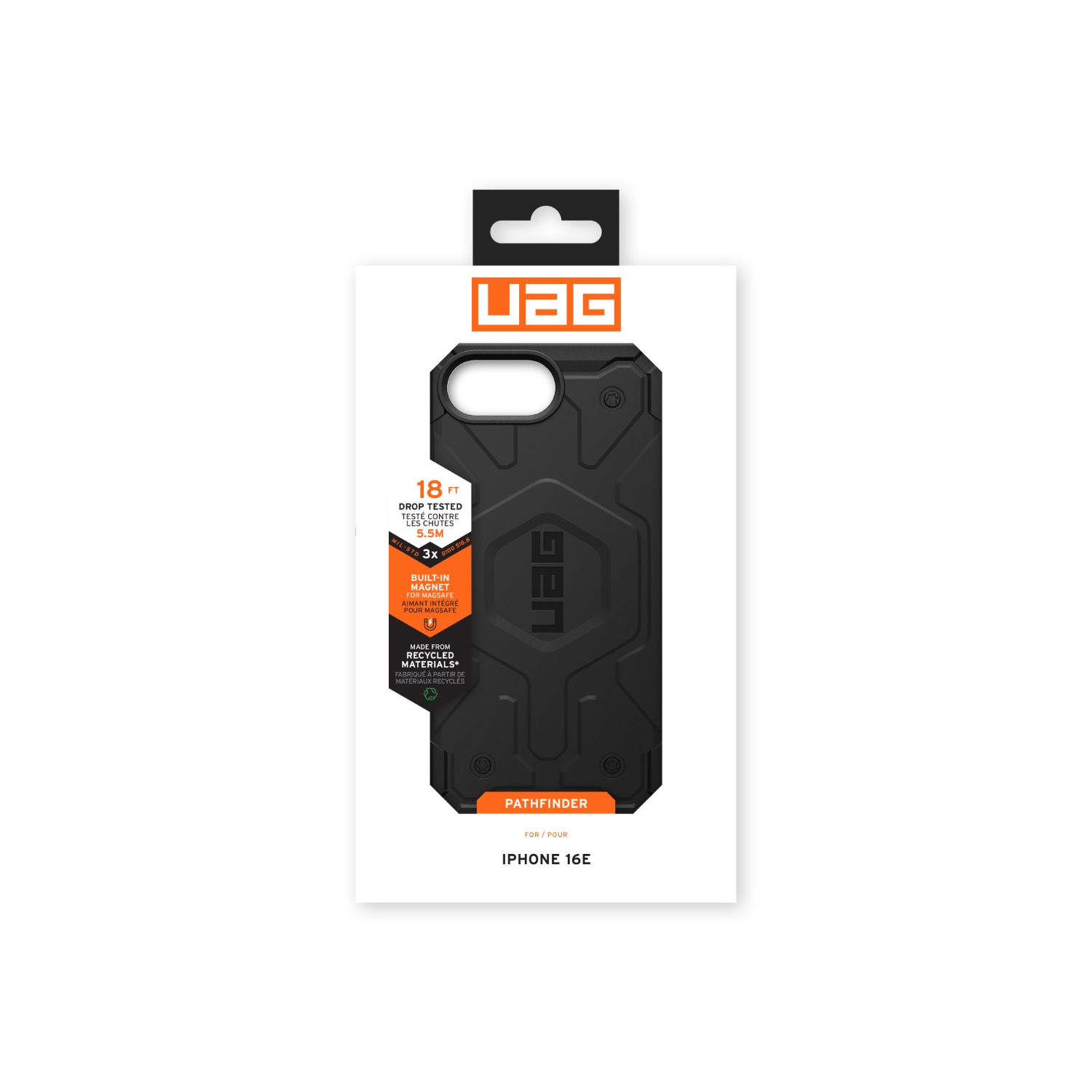 UAG Pathfinder MagSafe Case - Apple iPhone 16e - Black - Image 66