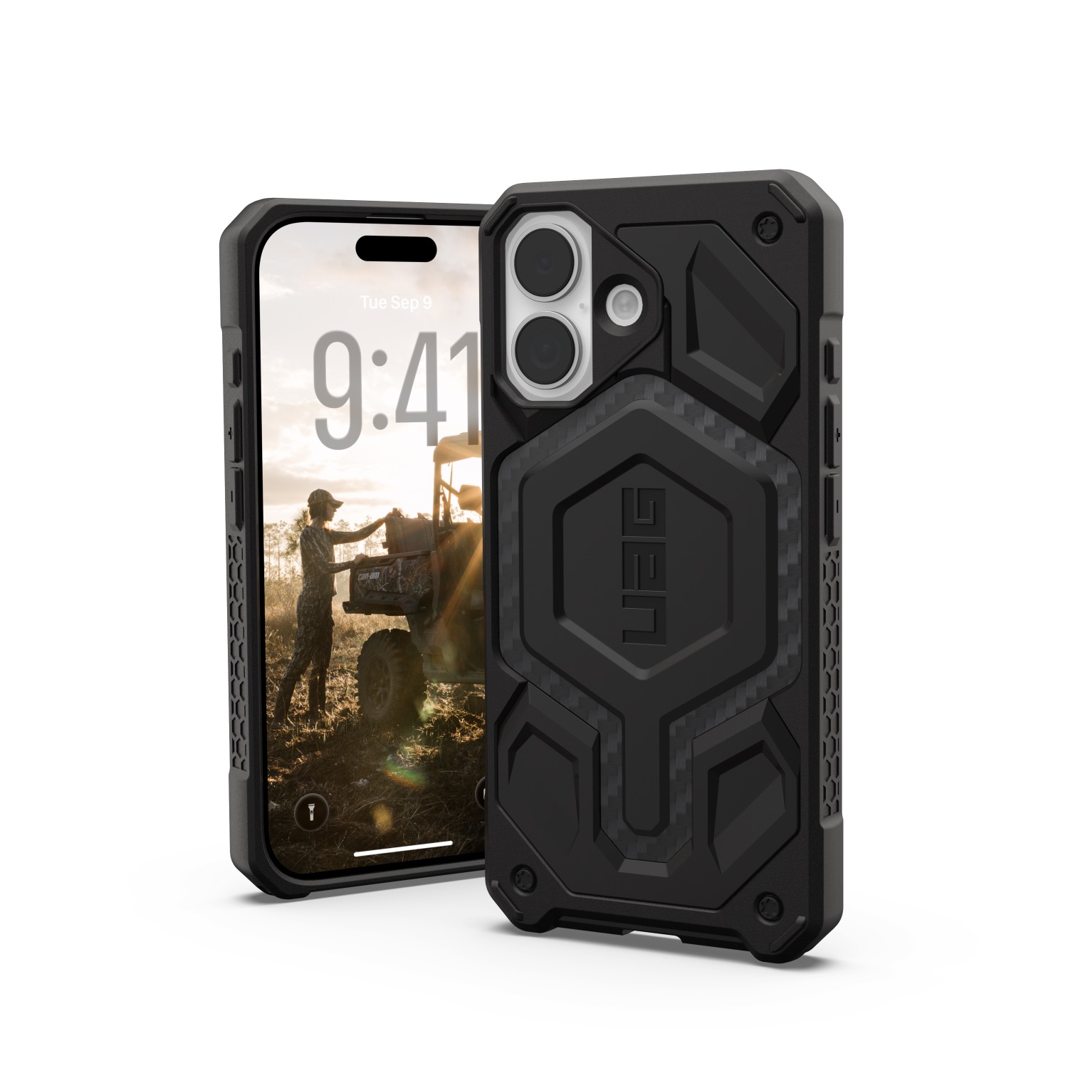 UAG Monarch Pro Case - Apple iPhone 17 - Carbon Fibre - Image 160