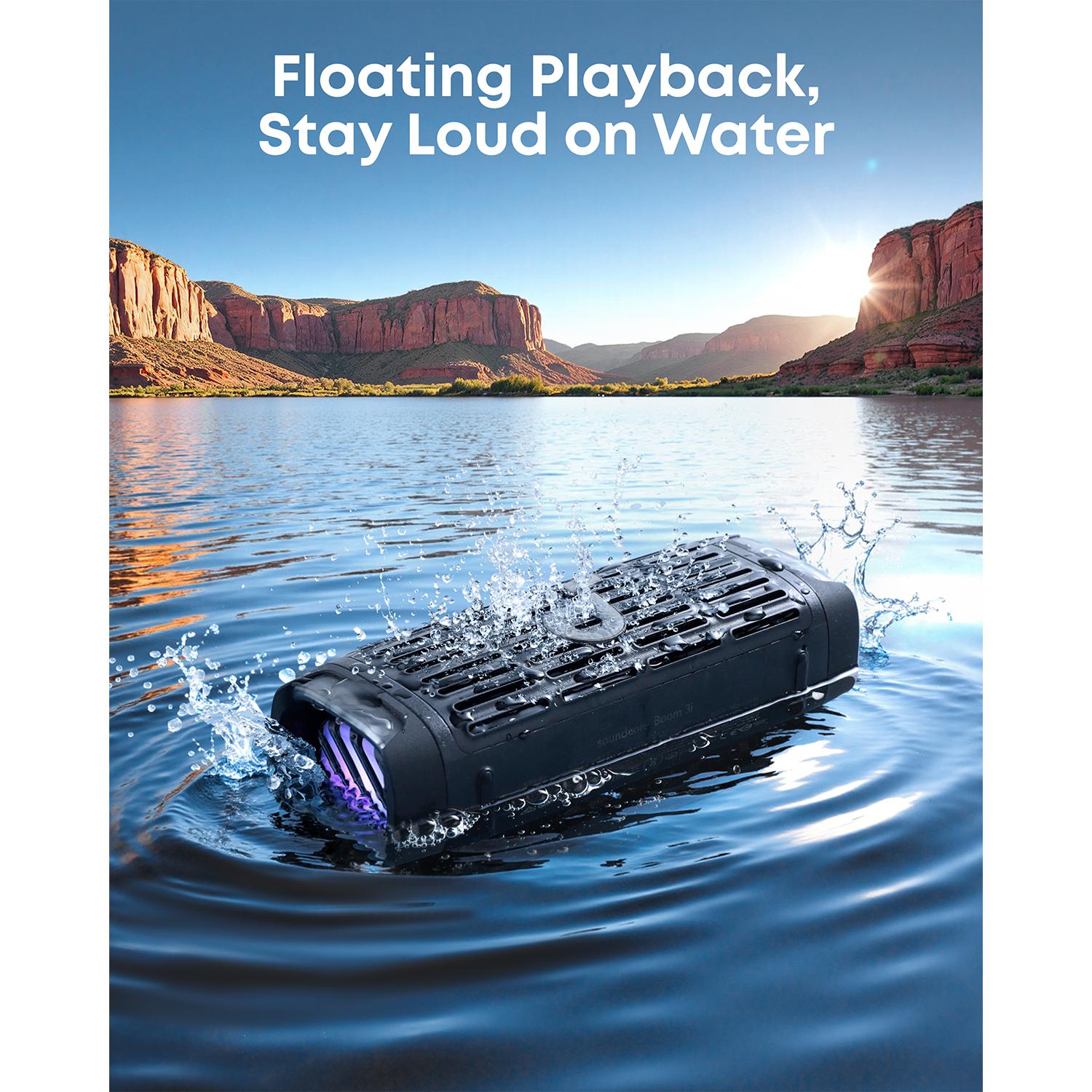 soundcore Boom 3i Rugged Bluetooth Speaker - Black - Image 10