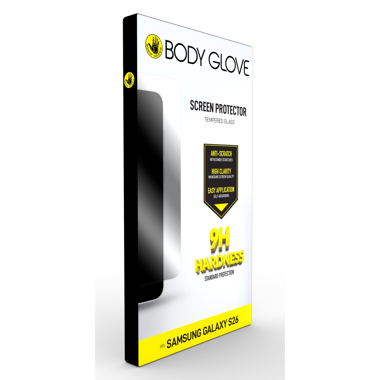 Body Glove Tempered Glass Screen Protector - Samsung Galaxy S26 - Clear - Image 10