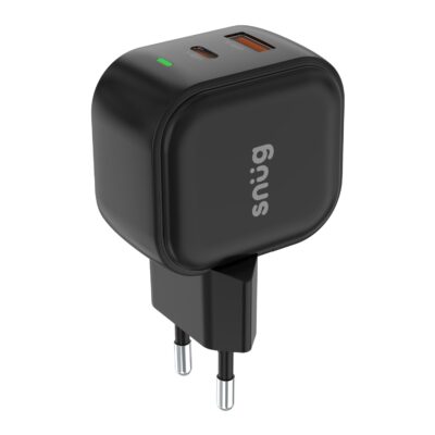 Snug 2 Port USB/Type C Wall Charger 35W - Black