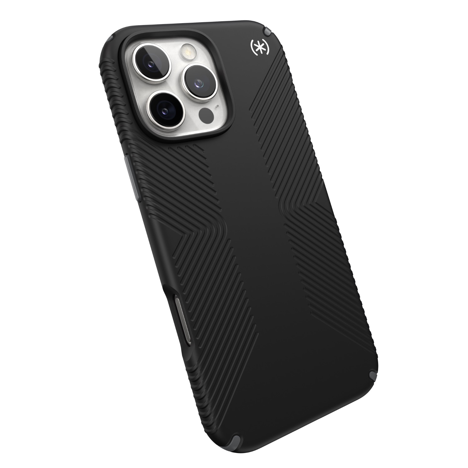 Speck Presidio2 Grip Case - Apple iPhone 16 Pro Max - Black & Slate Grey - Image 58