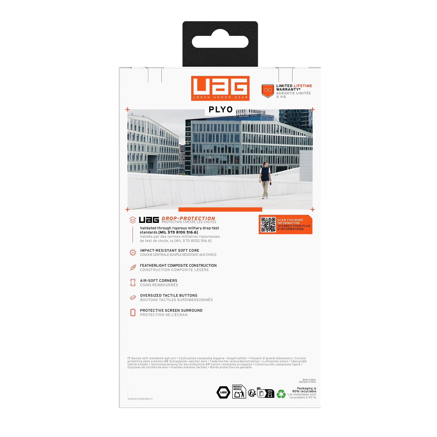 UAG Plyo Case - Samsung Galaxy S26+ - Ice - Image 55