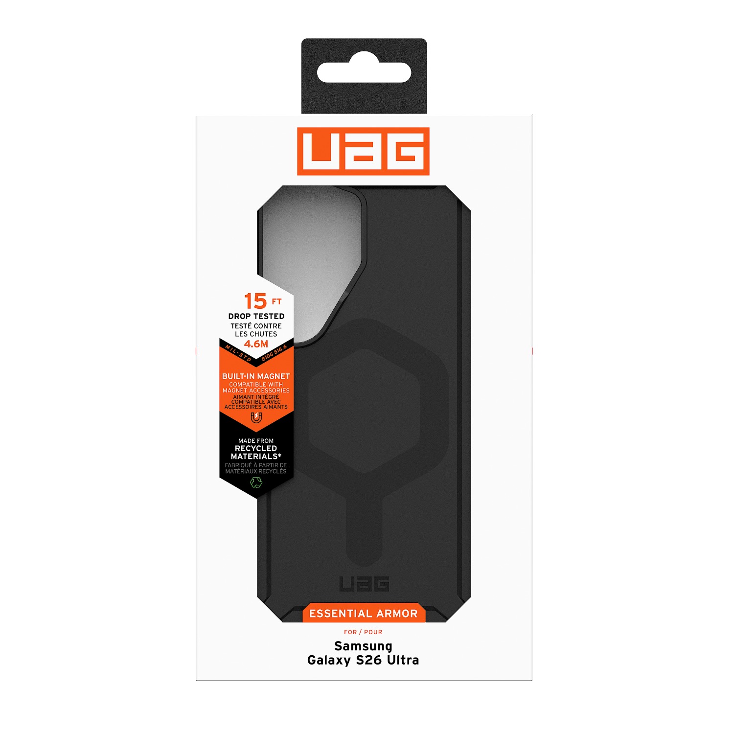 UAG Essential Armor Magnetic Case - Samsung Galaxy S26 Ultra - Black - Image 54