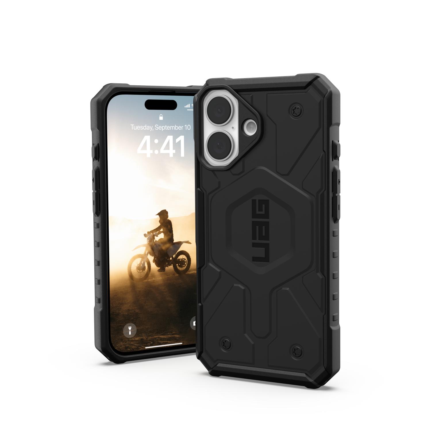 UAG Pathfinder Magsafe Case - Apple iPhone 16 - Black - Image 36