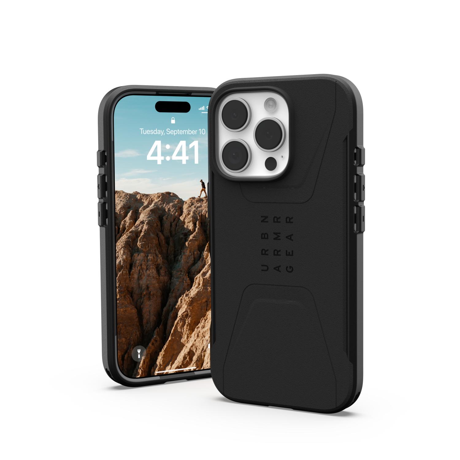 UAG Civilian Magsafe Case - Apple iPhone 16 Pro - Black - Image 35
