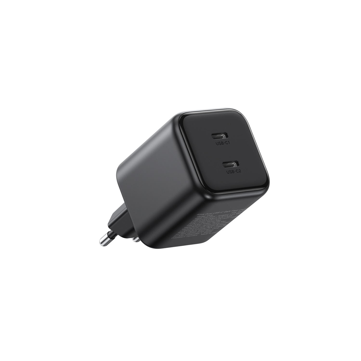 UGREEN 2 Port Type-C PD Wall Charger 45W - Black - Image 3