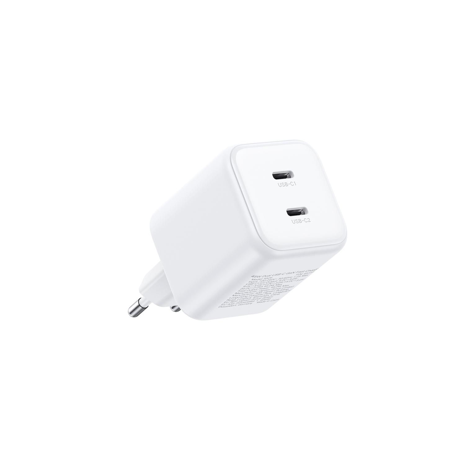 UGREEN 2 Port GaN PD Wall Charger 45W - White - Image 145