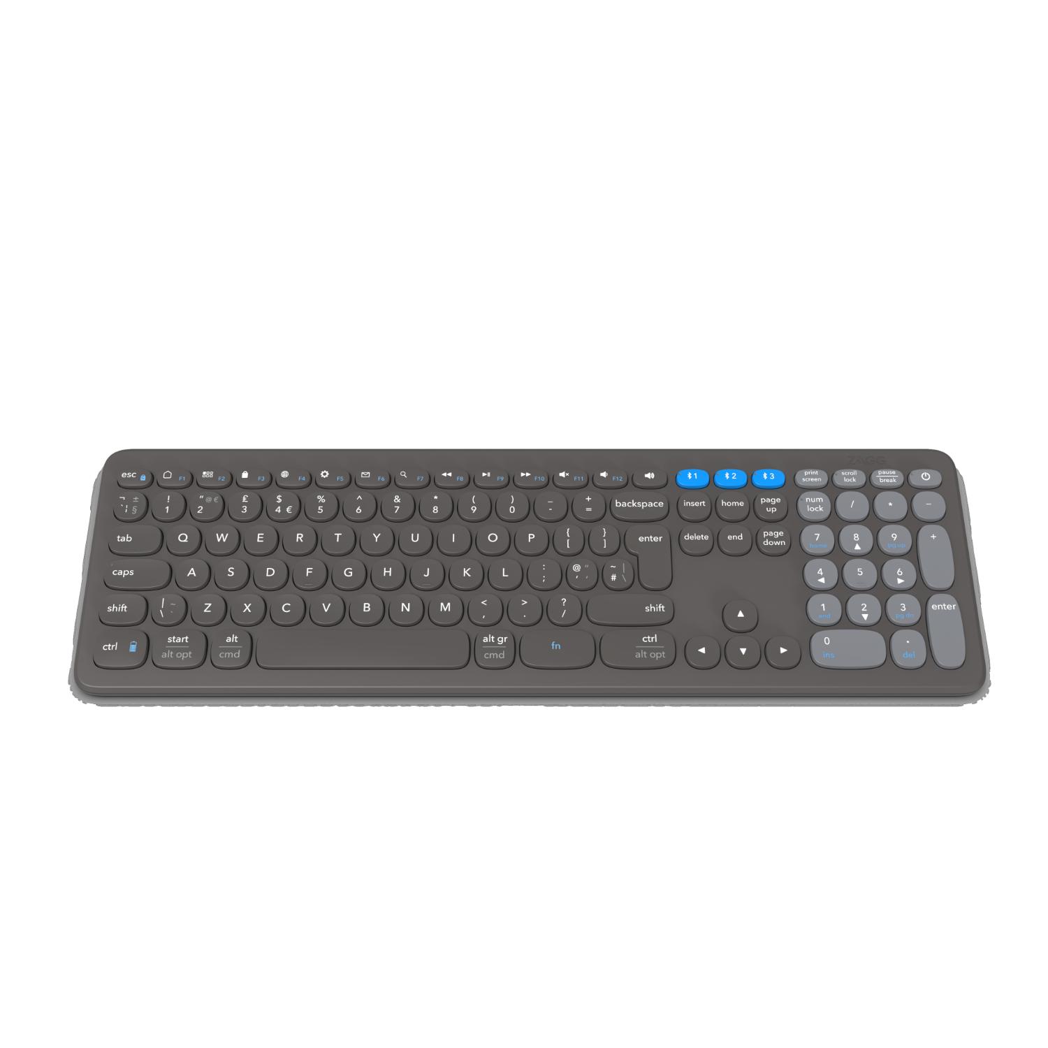 ZAGG Pro Wireless Keyboard 17-Inch - Grey - Image 146