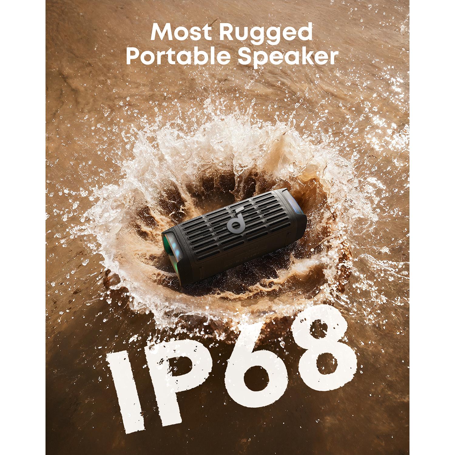 soundcore Boom 3i Rugged Bluetooth Speaker - Black - Image 8