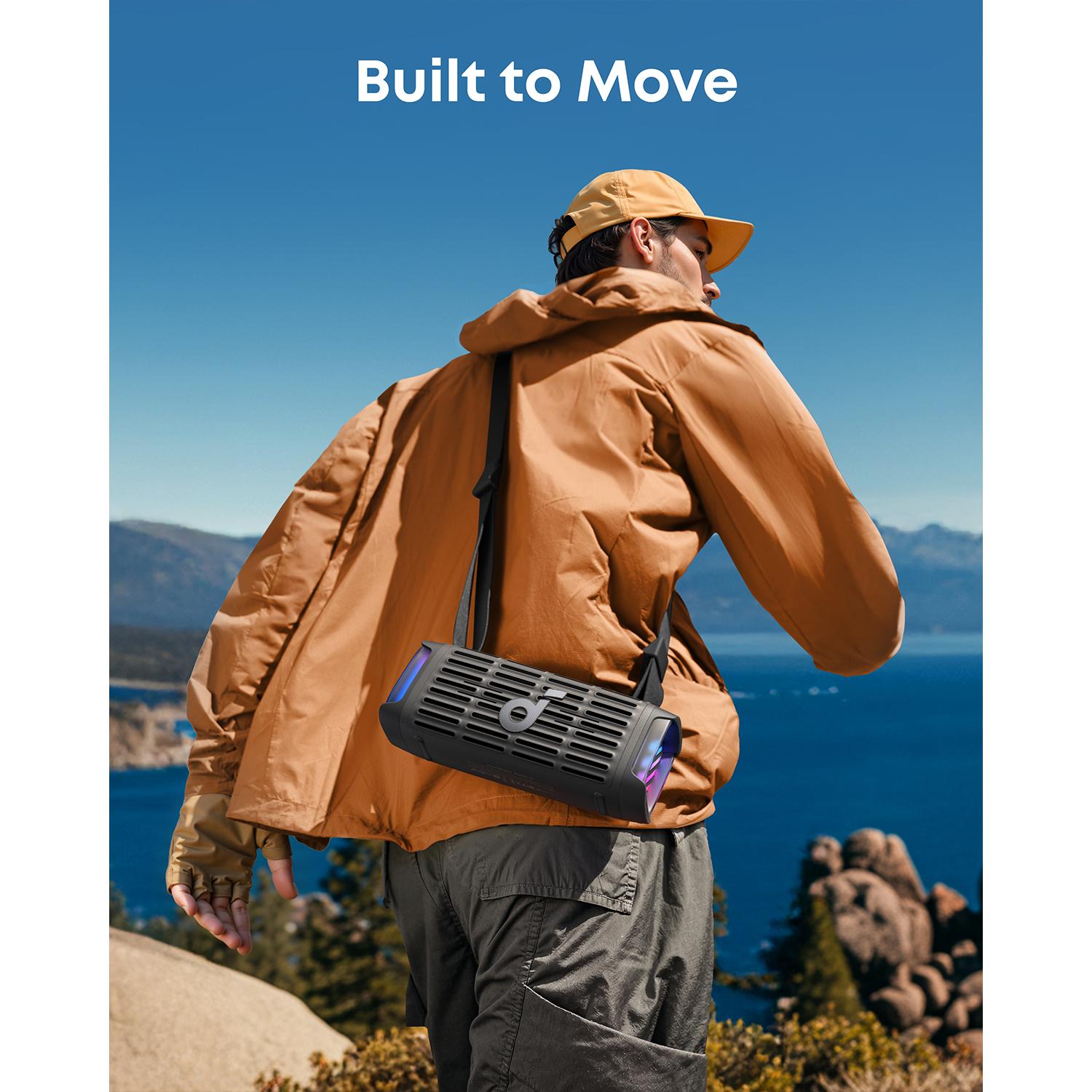 soundcore Boom 3i Rugged Bluetooth Speaker - Black - Image 2