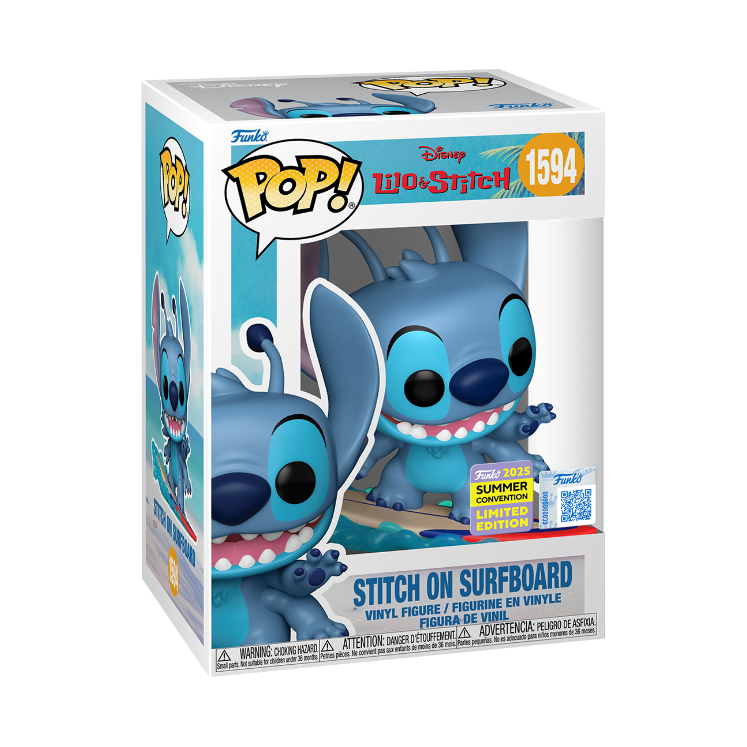 Funko Pop! Disney: Lilo & Stich - Stitch on Surfboard (Special Edition) - Image 29