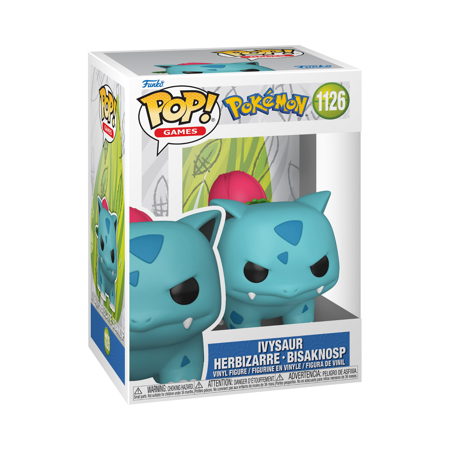 Funko Pop! Games: Pokemon - Ivysaur Herbizarre Bisaknosp - Image 5