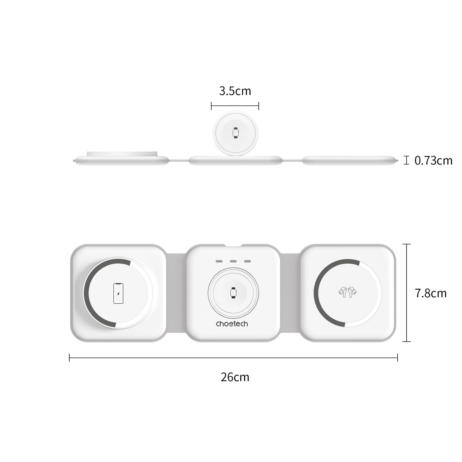 Choetech Magsafe Compatible Magnetic Wireless Charging Pad T588-F 15W - Image 28