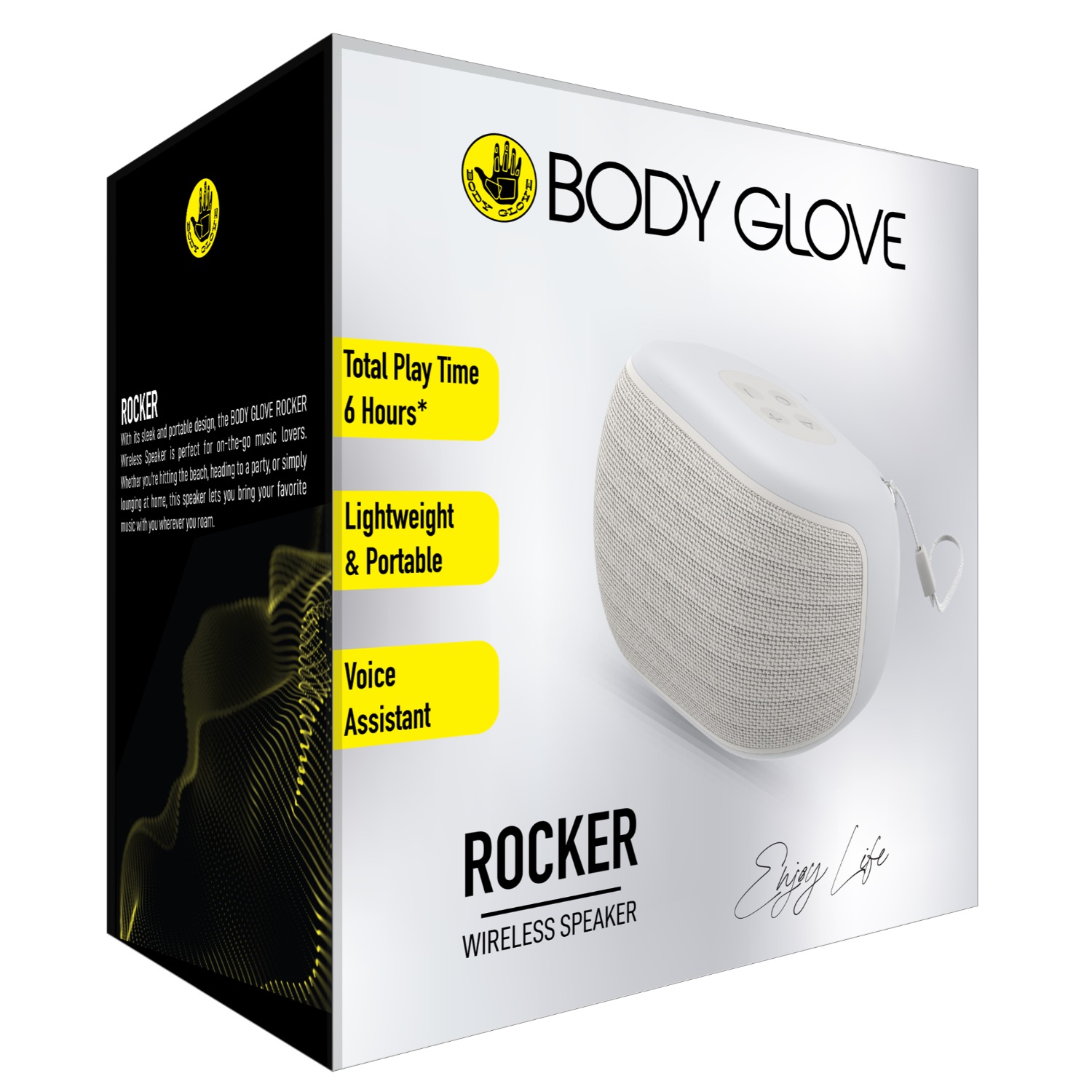 Body Glove ROCKER Wireless Speaker - White - Image 11