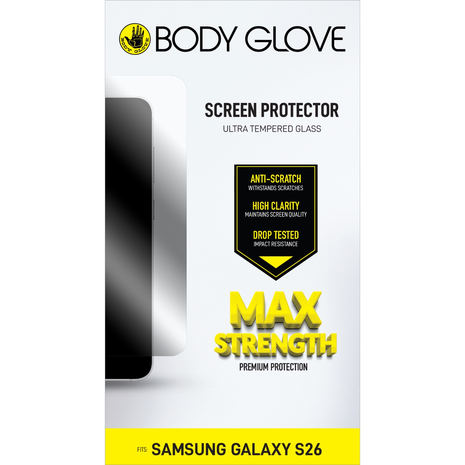 Body Glove Ultra Tempered Glass Screen Protector - Samsung Galaxy S26 - Clear - Image 16