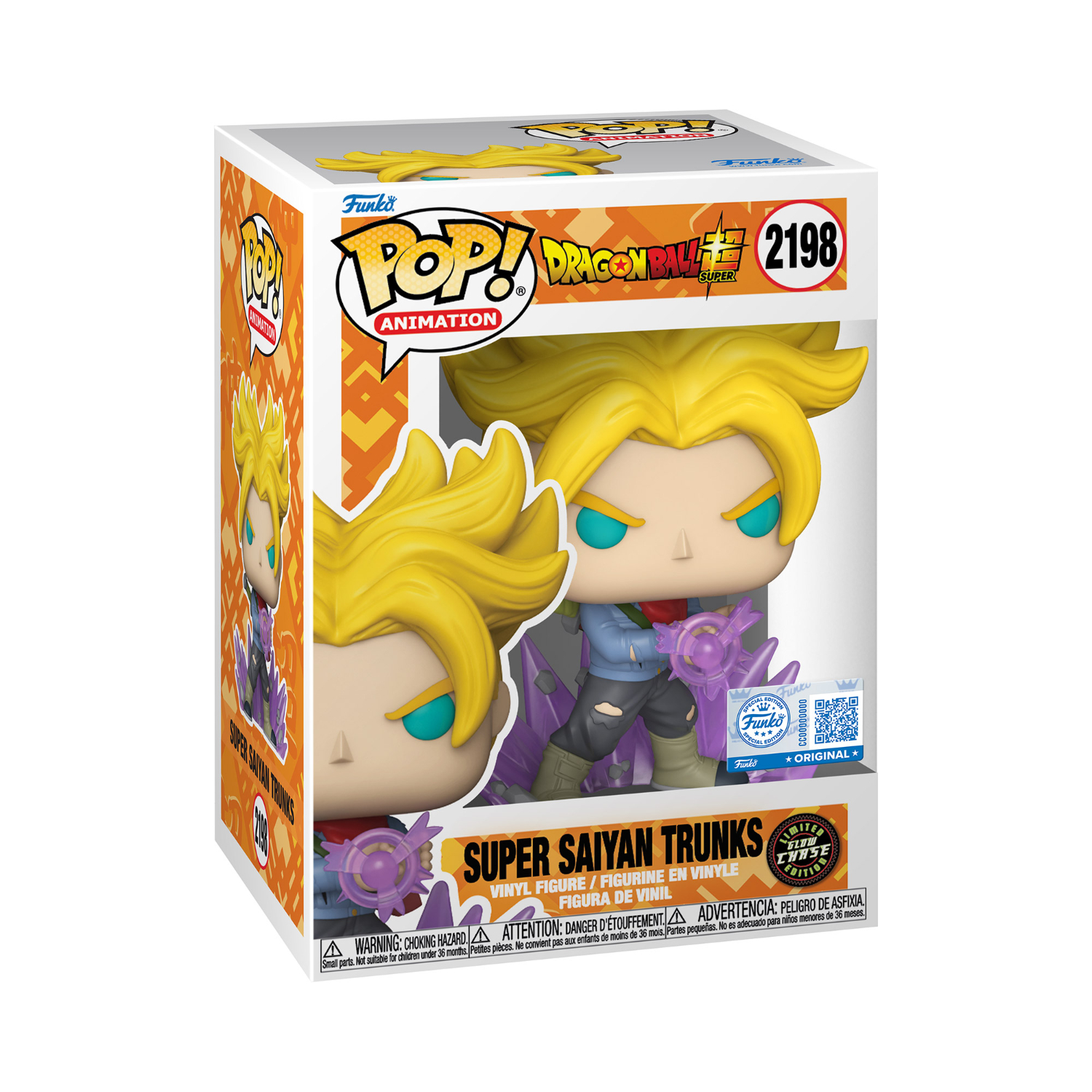Funko Pop! Animation: Dragonball - Super Saiyan Trunks(Special Edition) - Image 9