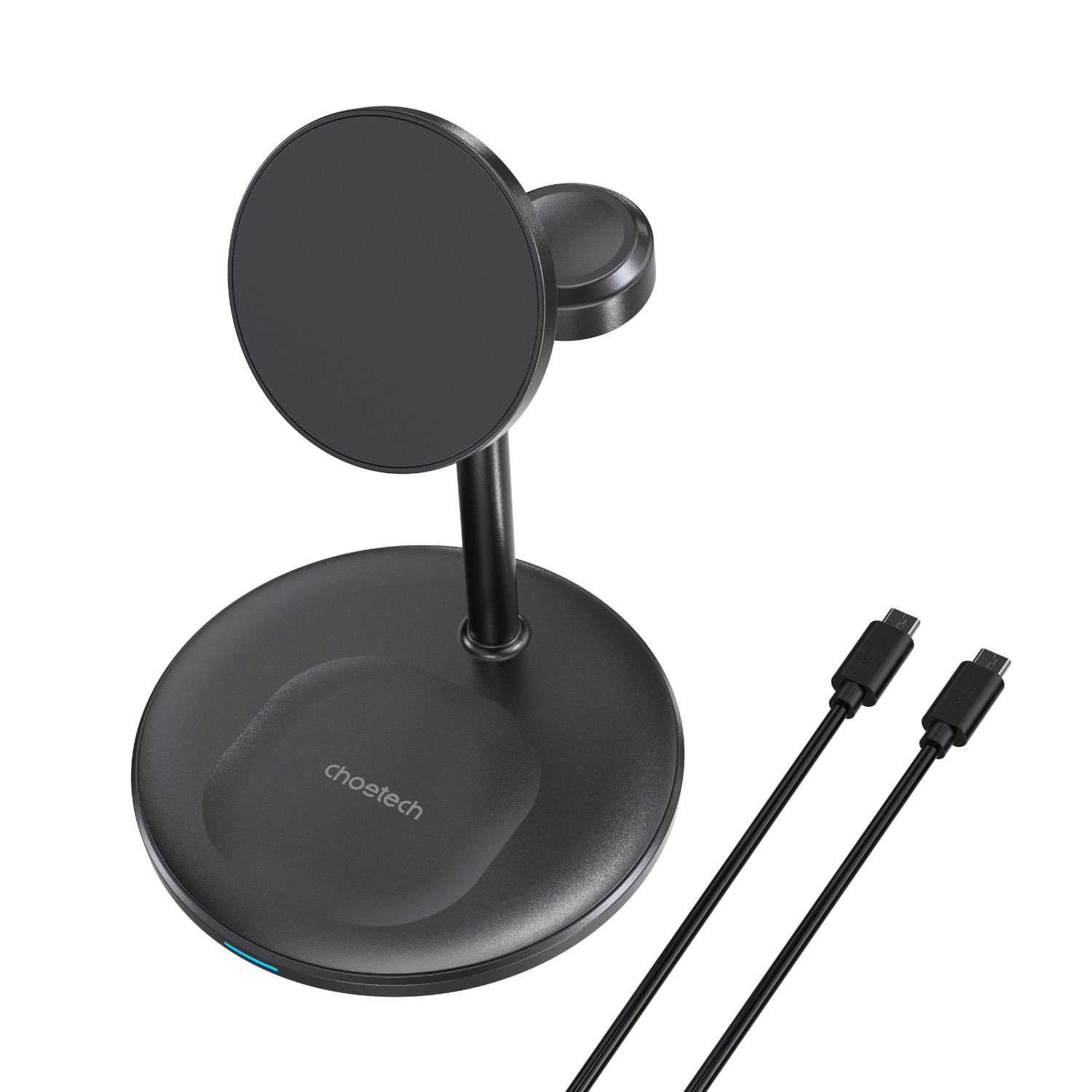 Choetech Fast Wireless 3 In 1 Magnetic Charging Stand T585-F 15W - Black - Image 161