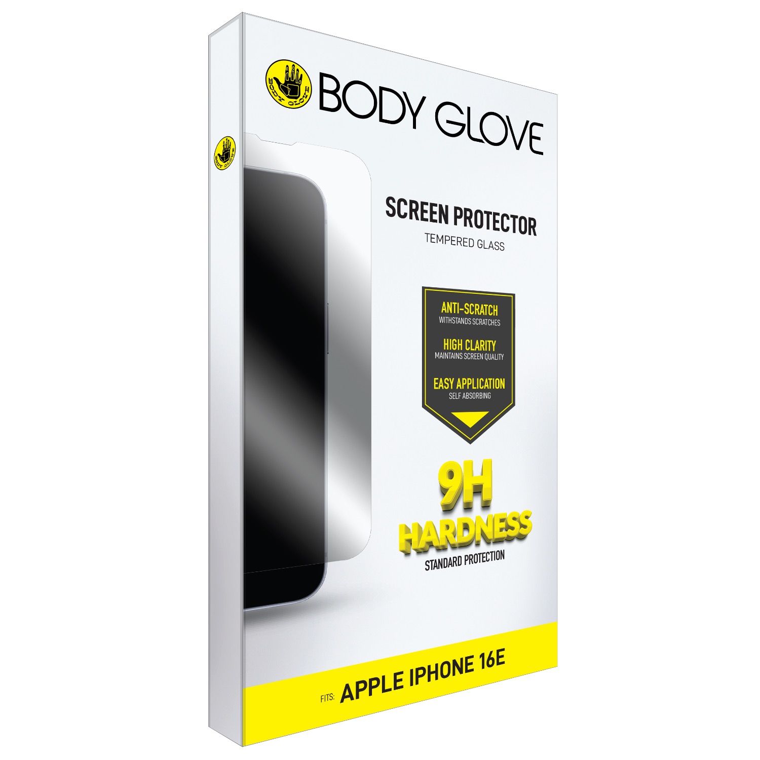 Body Glove Tempered Glass Screen Protector - Apple iPhone 16e - Clear - Image 42
