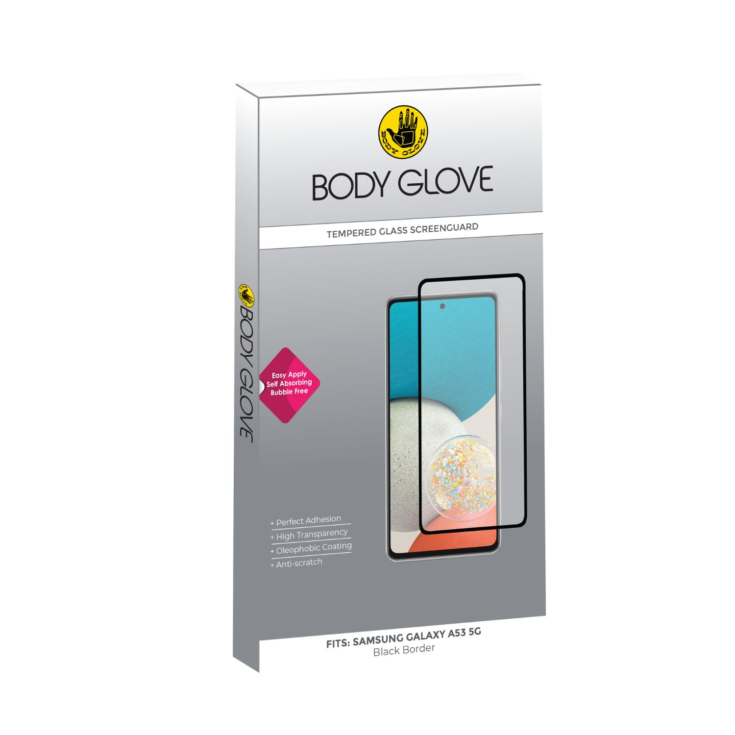 Body Glove Tempered Glass Screen Protector - Samsung Galaxy A53 5G - Image 35