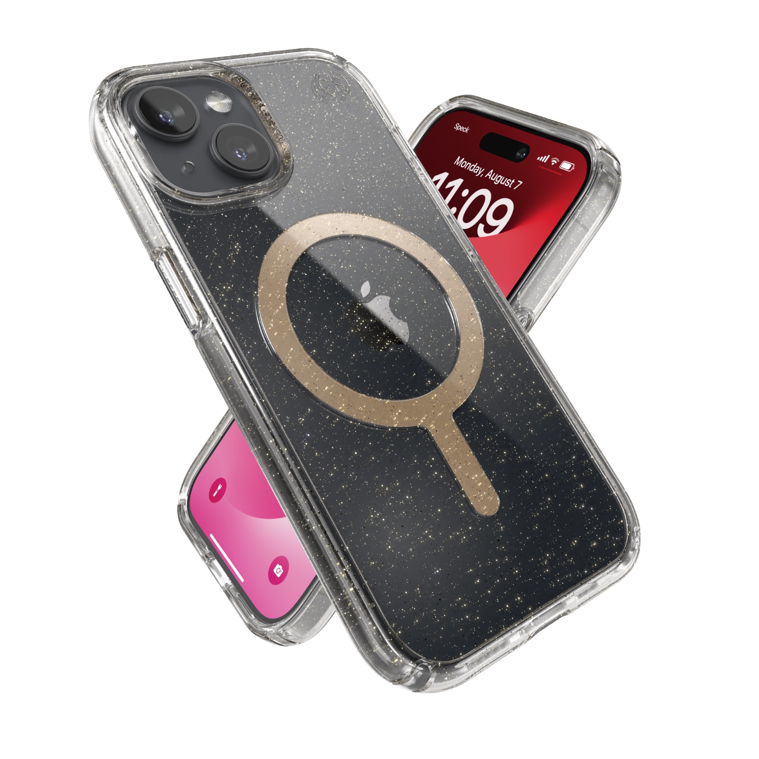 Speck Presidio Lux Glitter MagSafe Case - Apple iPhone 15 - Image 9
