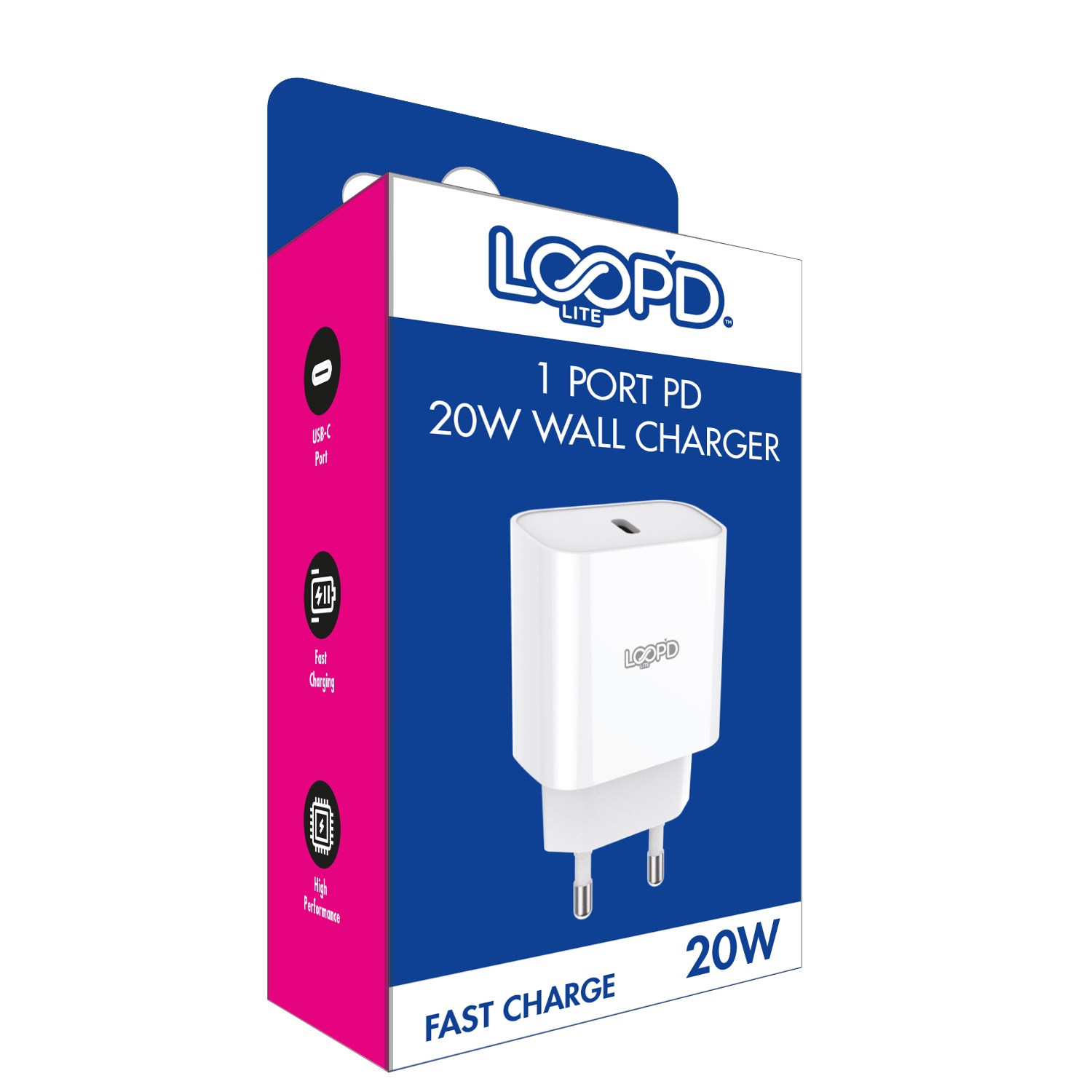 LOOPD Lite 1 Port PD Wall Charger - 20W - Image 52