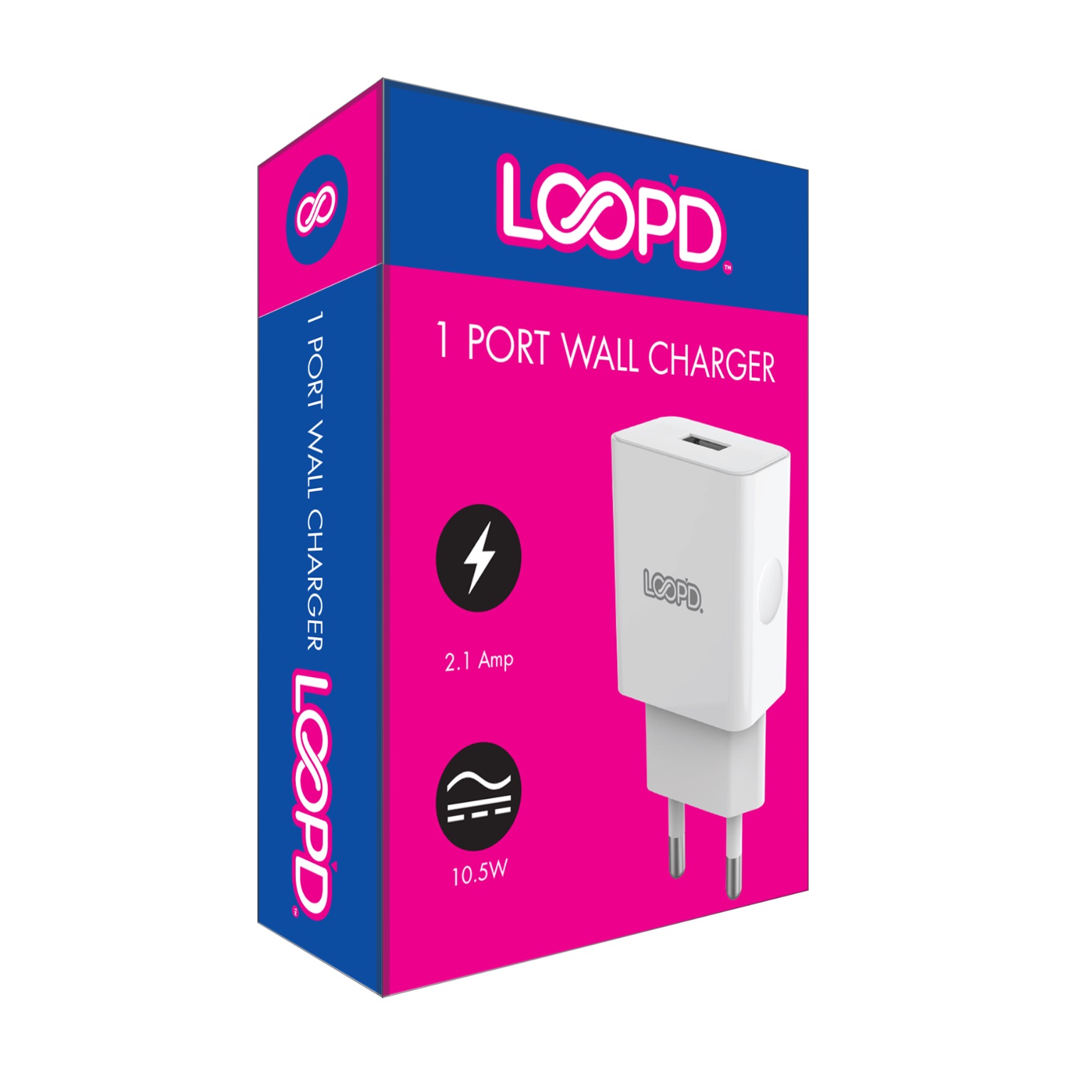 LOOP'D 1 Port Home Charger 10.5W - Image 17